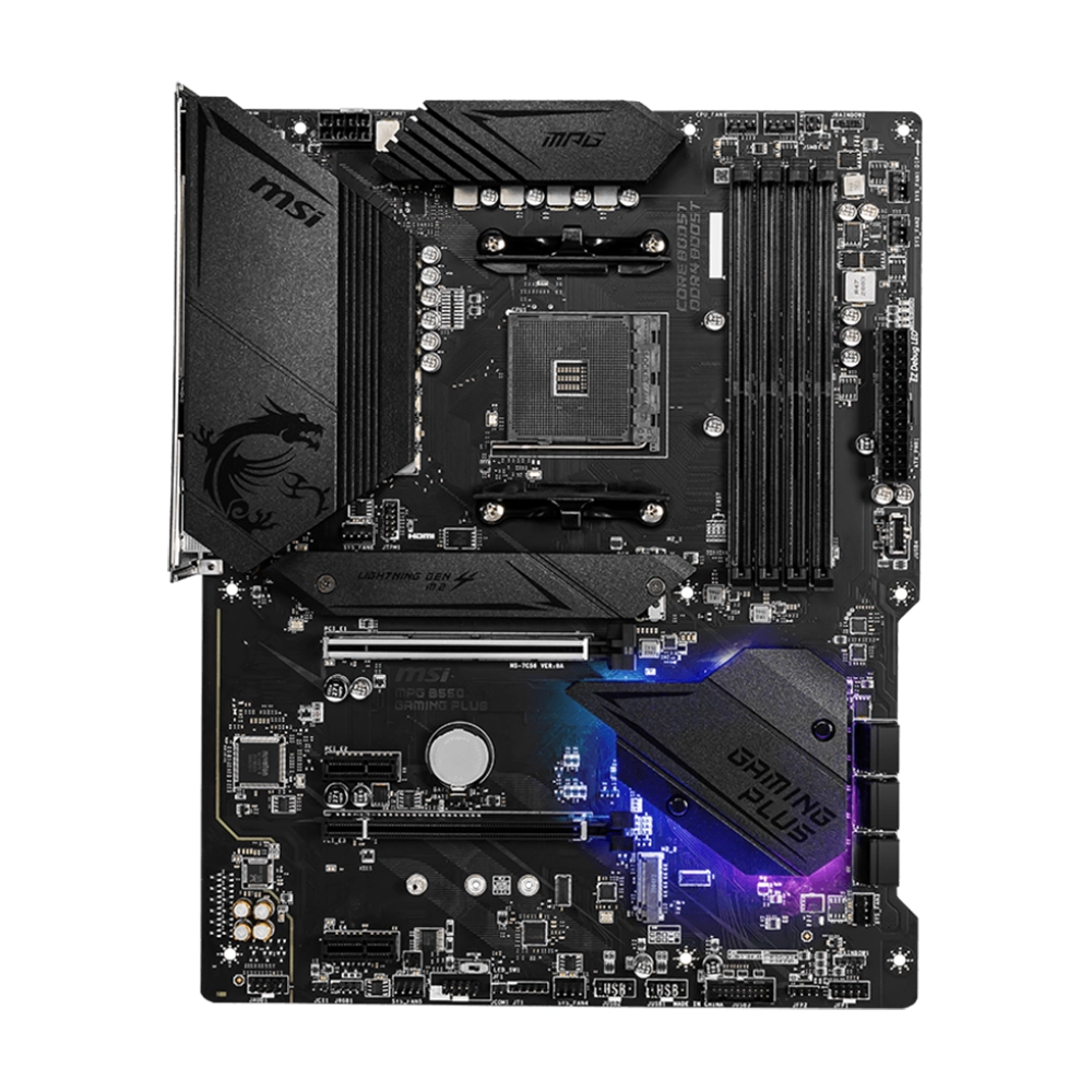 Placa Madre Msi MPG B550 Gaming Plus, ATX, AM4, Pcie 4.0-1