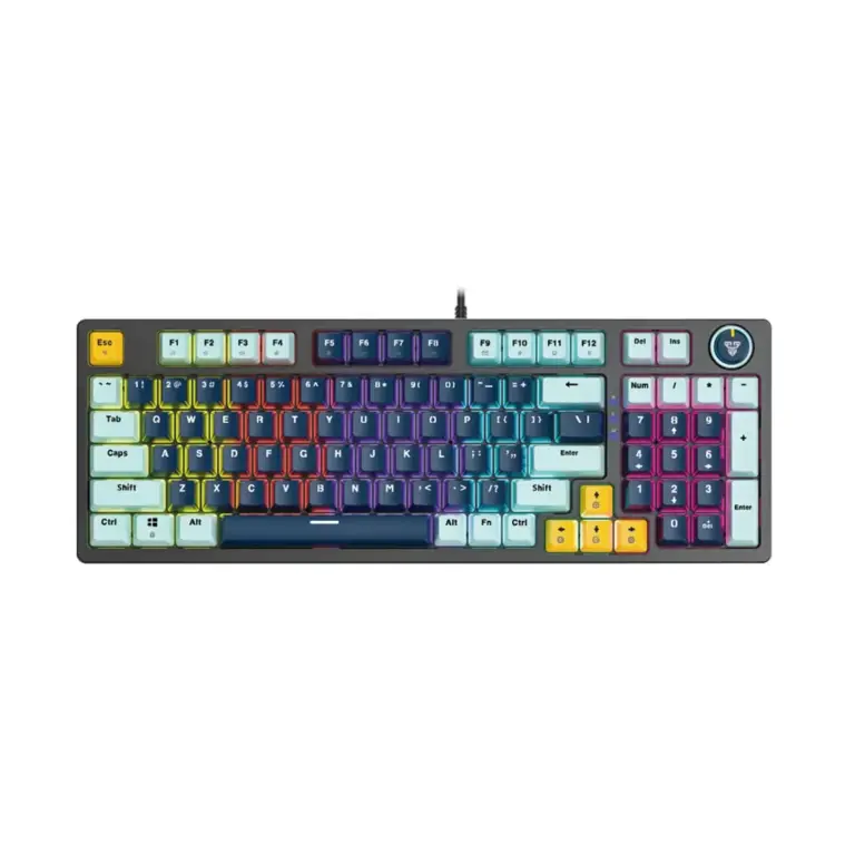 Teclado Gamer Mecanico Fantech Mk890V2 Atom96 Navy Switch Red-0