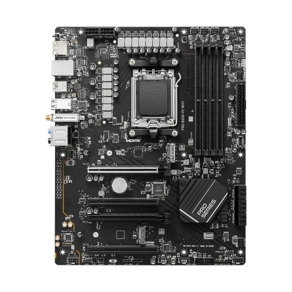 Placa Madre MSI Pro B650-VC Wifi AM5, DDR5, Versión sin caja-2