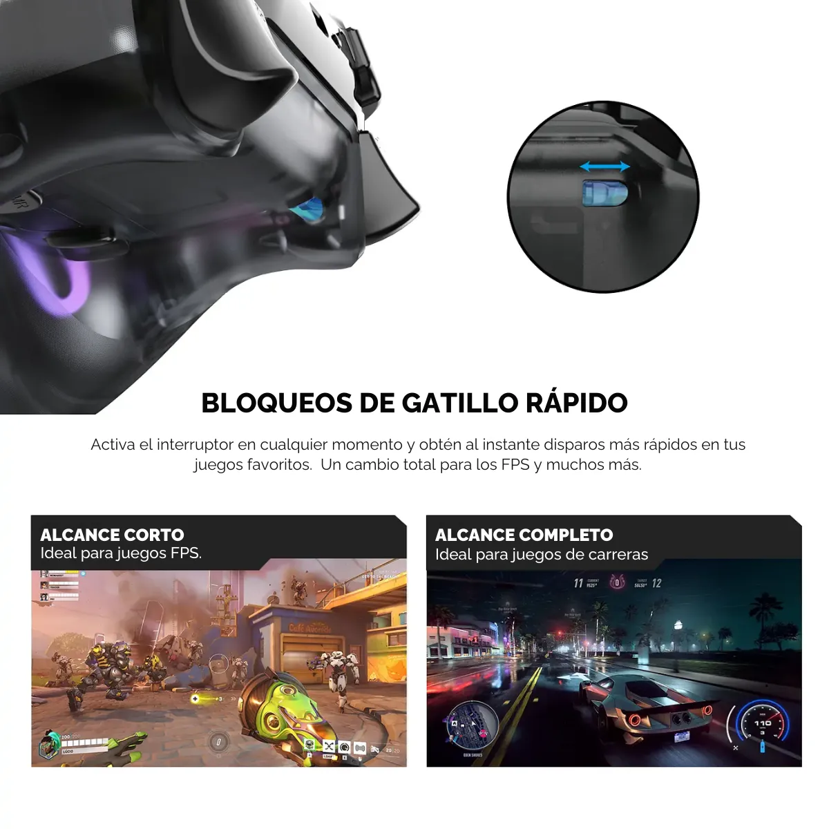 Control Joystick Fantech Nova Pro Epsilon WGP14V2 Inalámbrico RGB-3