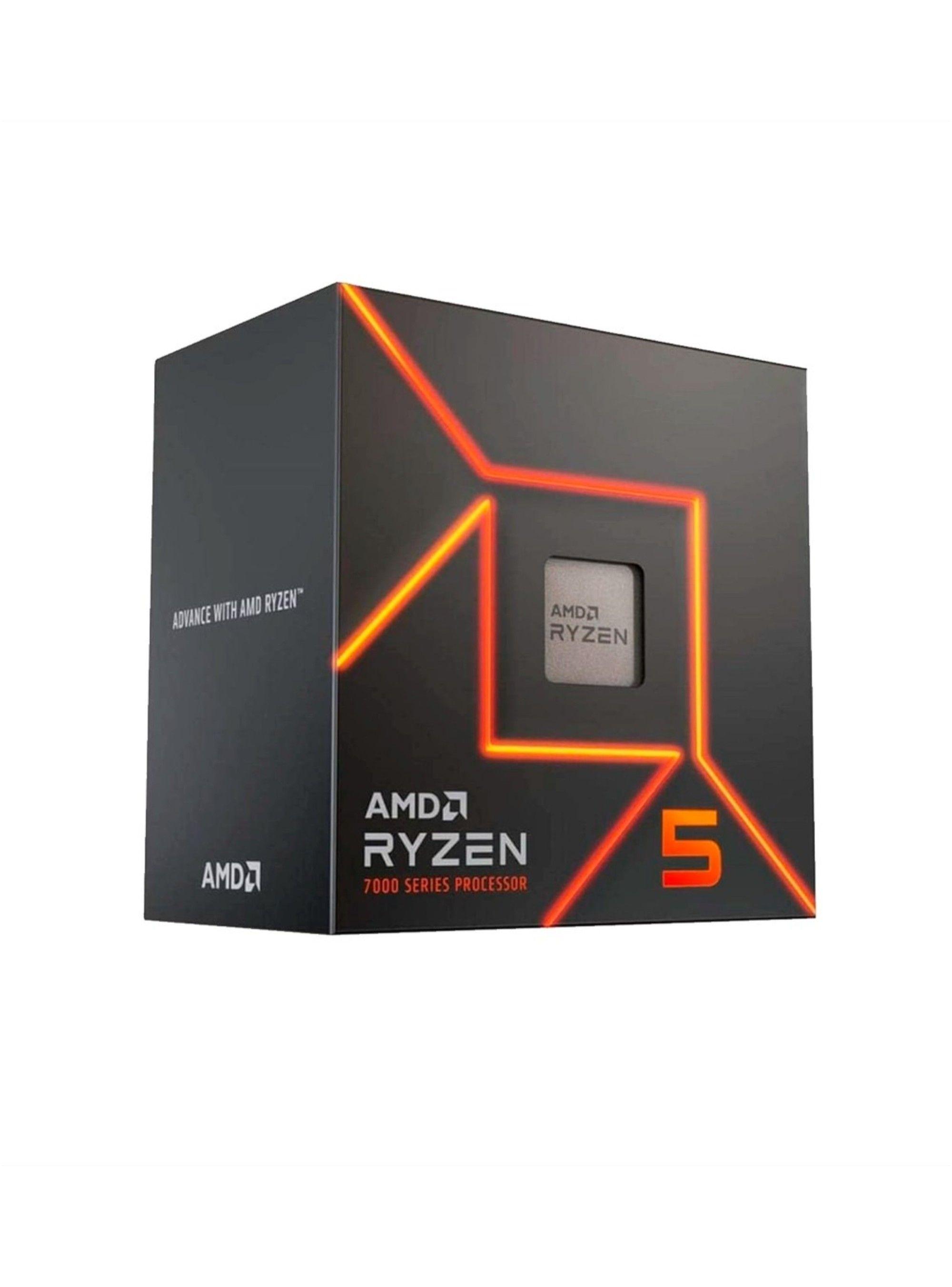 Procesador AMD Ryzen 5 7600, AM5, 6 Cores, 12 Hilos, 32MB-1
