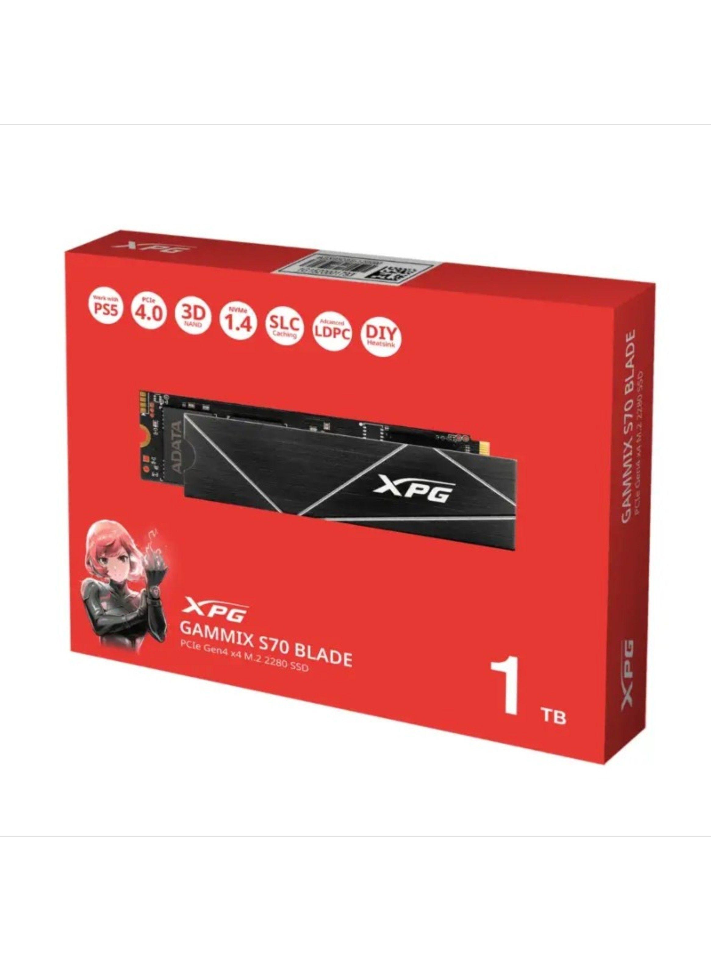 Unidad SSD XPG Gammix S70 Blade 1TB NVMe PCIe 4.0, 7.400MB/s-0