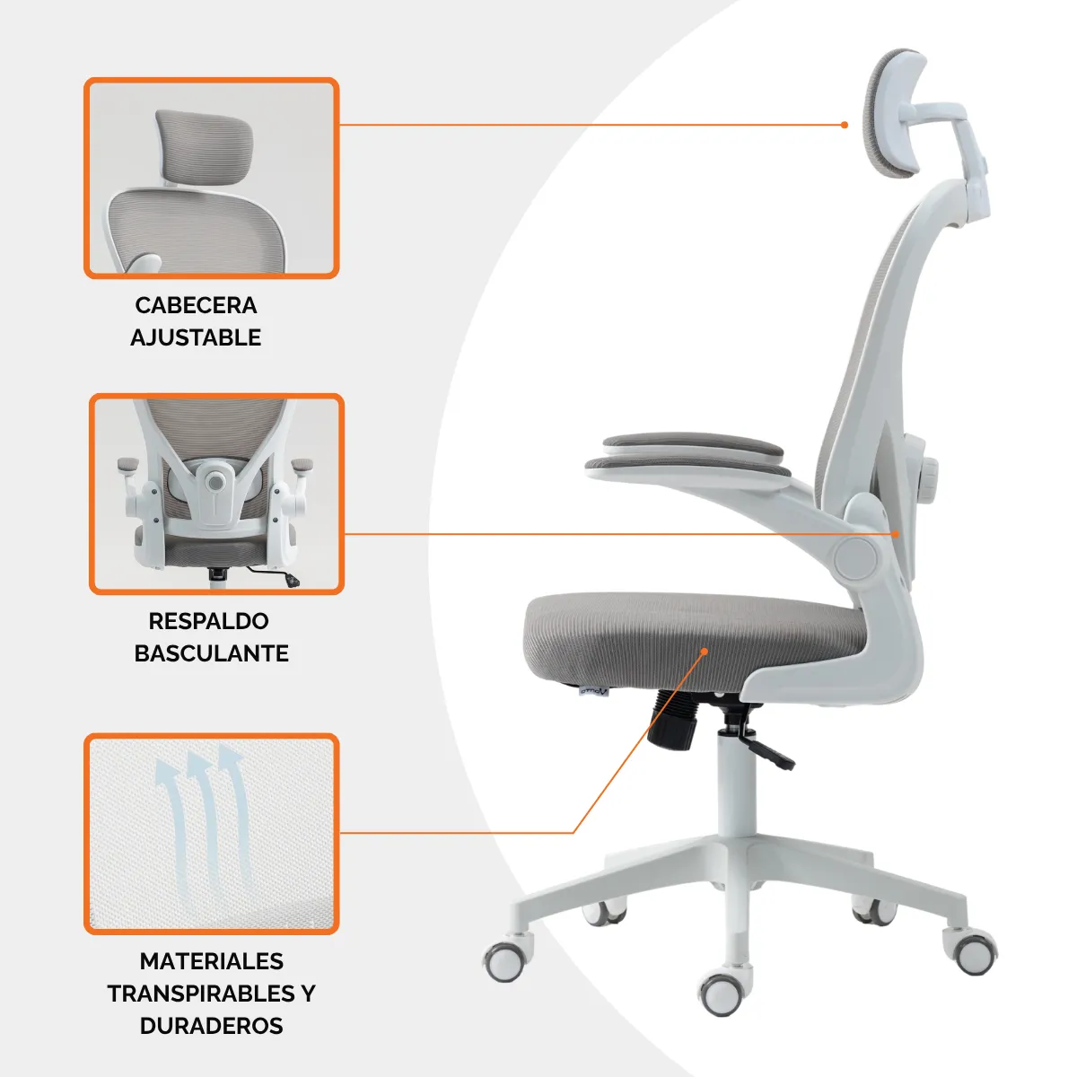 Silla Escritorio Vanto Balance Ergonómica Lumbar Ajustables Bl-3