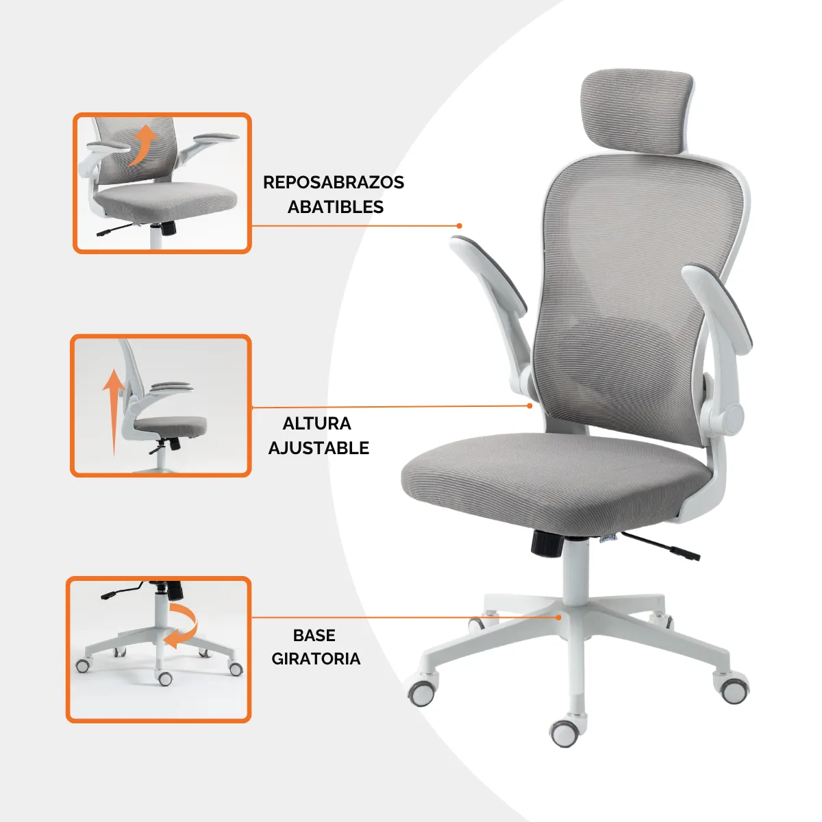 Silla Escritorio Vanto Balance Ergonómica Lumbar Ajustables Bl-4
