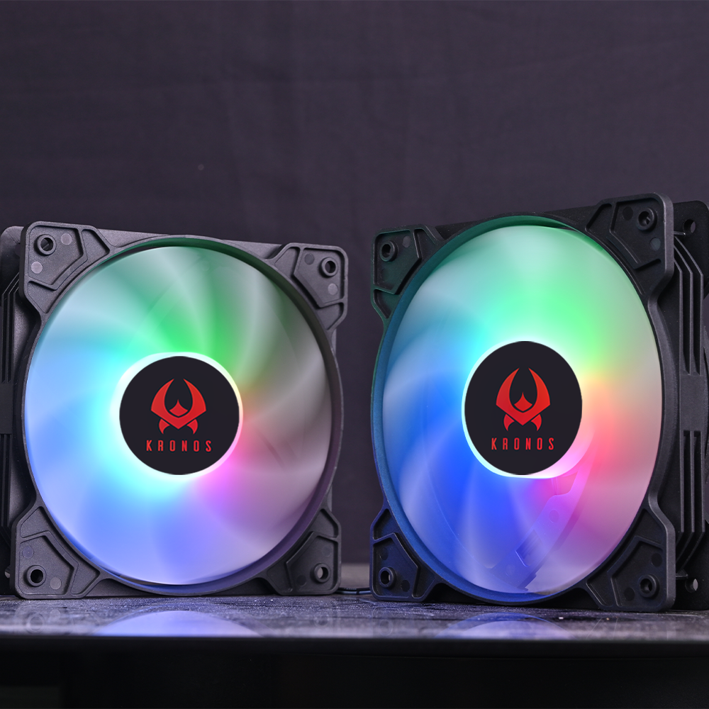 Ventilador de Gabinete Kronos Boreal, ARGB, 120mm, 1 Unidad, Molex-5