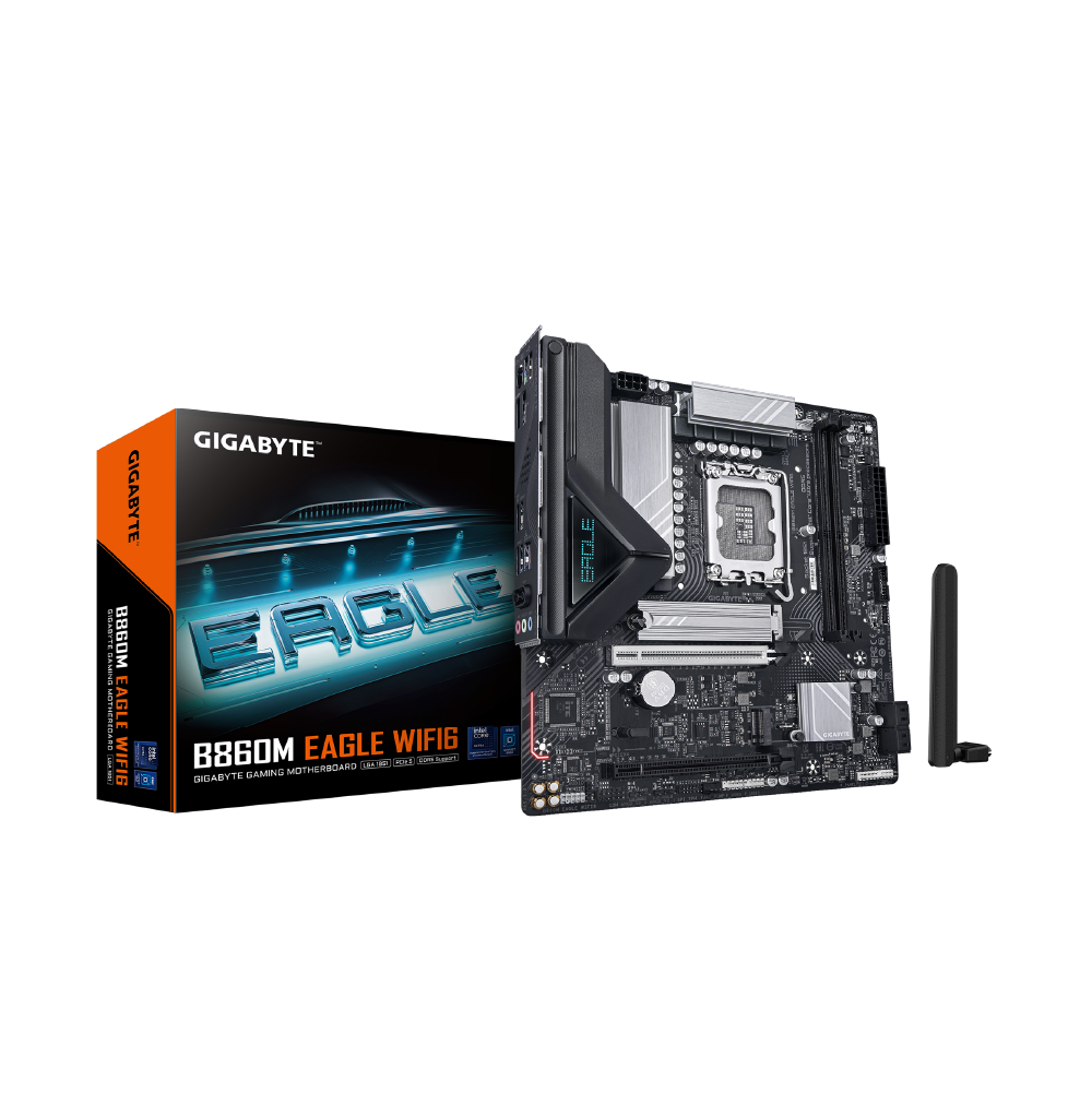 Placa Madre Gigabyte B860M Eagle WIFI6, Intel LGA1851 DDR5, mATX-0