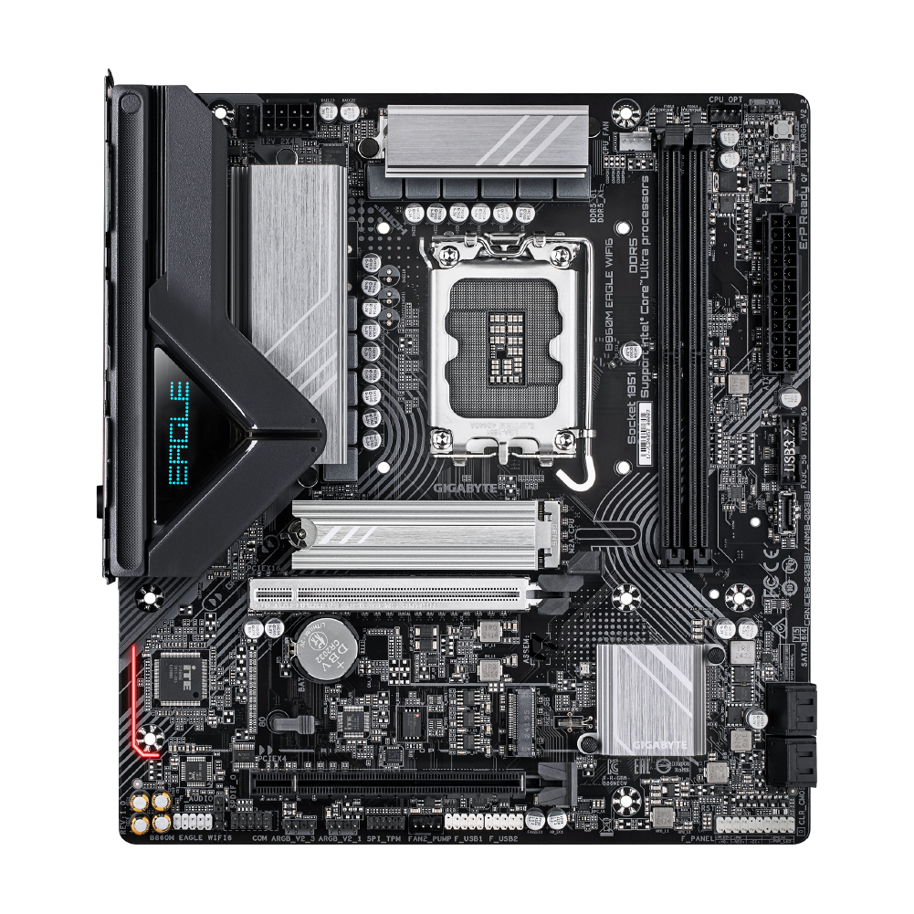 Placa Madre Gigabyte B860M Eagle WIFI6, Intel LGA1851 DDR5, mATX-2