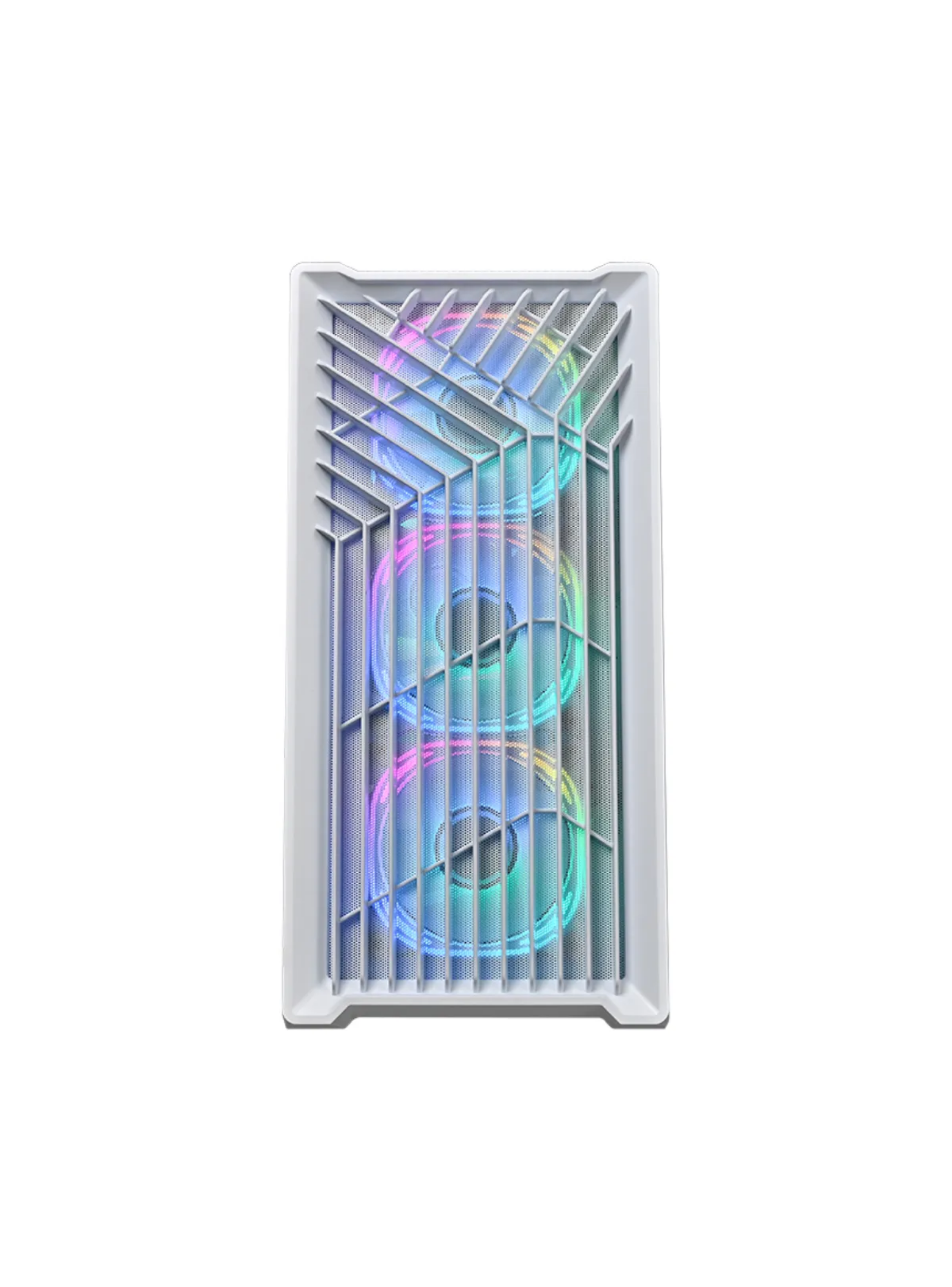 Gabinete Kronos Wind Vidrio templado, RGB, 3Fan mATX, Blanco-3