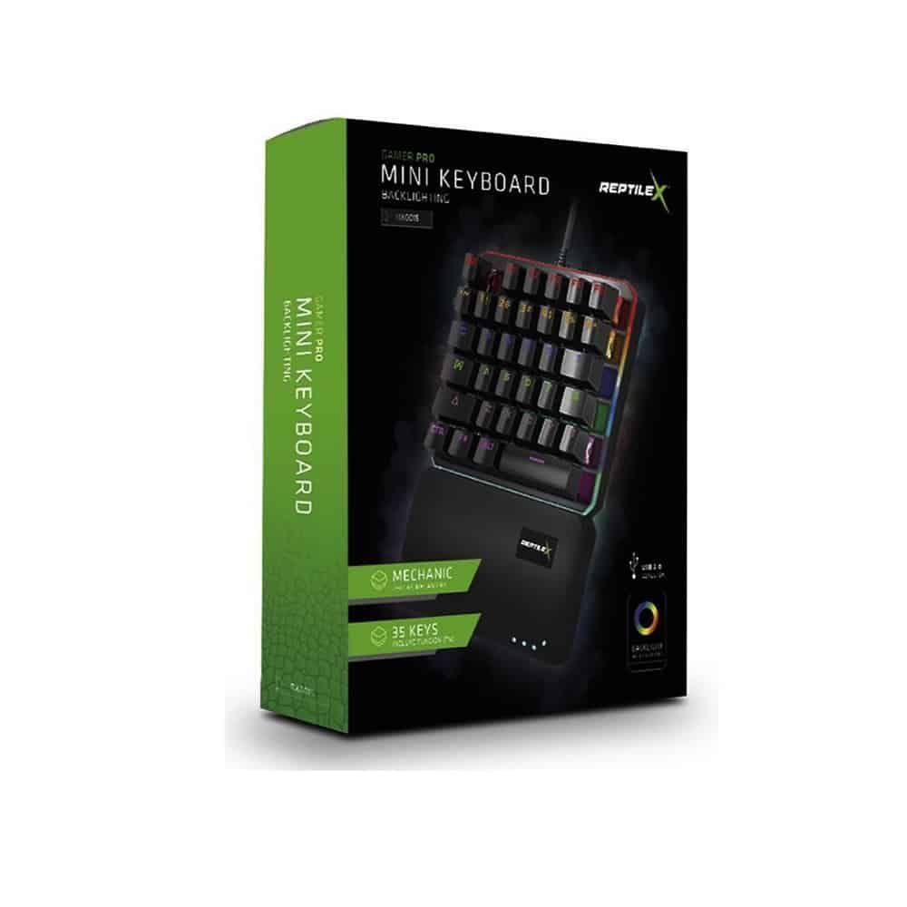 Teclado Gamer Mecánico Reptilex RX0015, Switch Blue, RGB-4