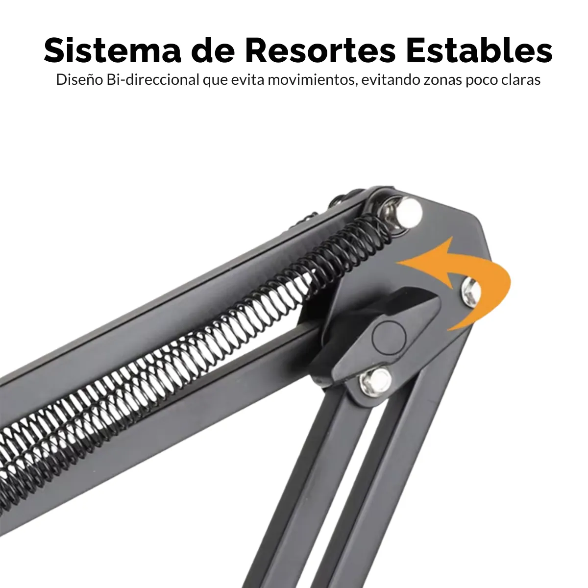Brazo Soporte Metálico para Micrófono Articulado Ajustable-2