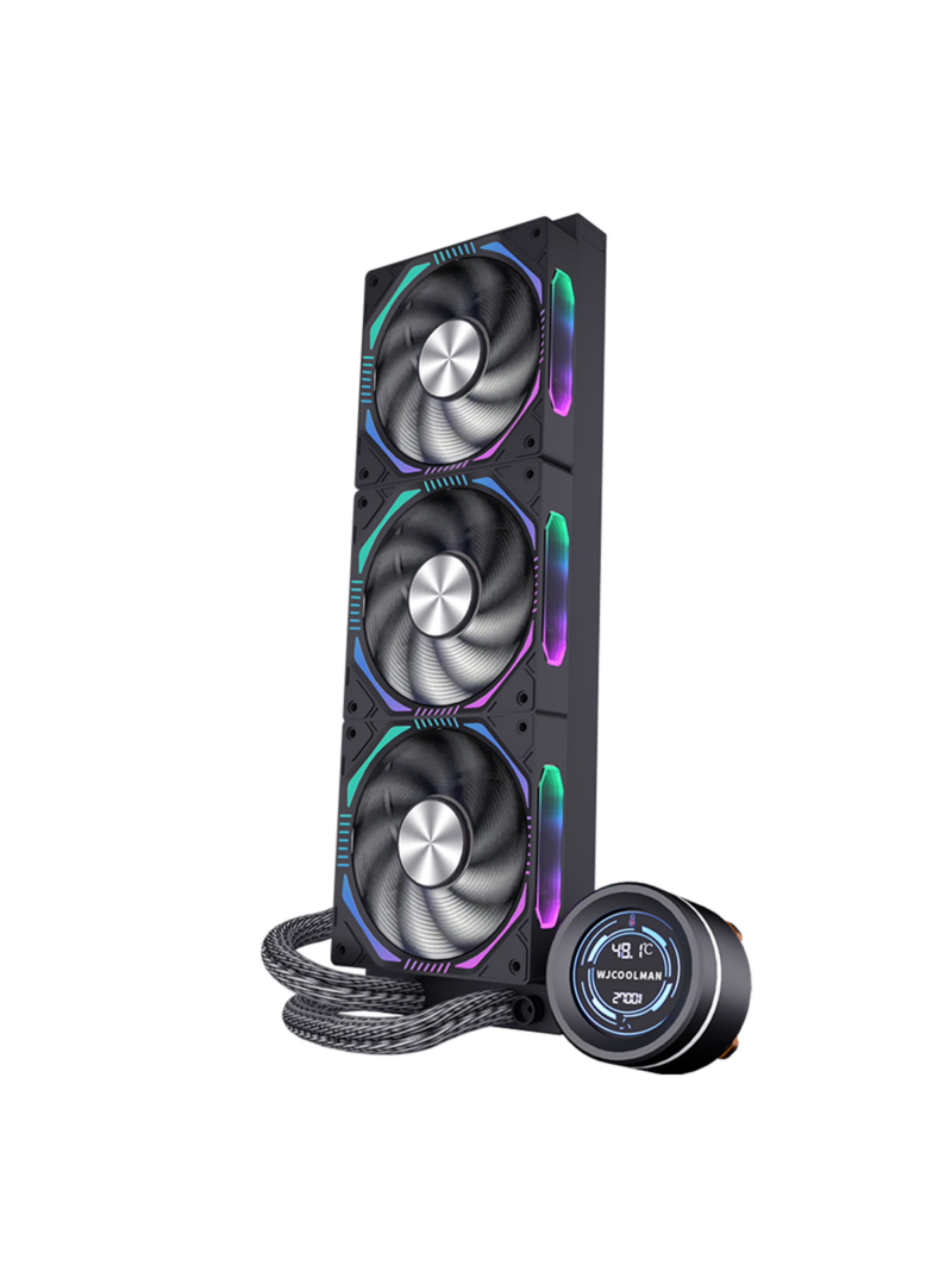 Refrigeración Liquida Kronos ARGB 360mm, Pantalla, AMD/Intel-0