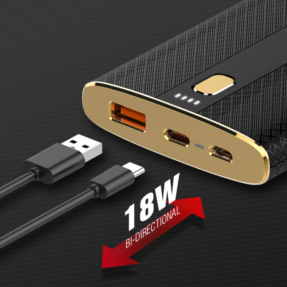 Cargador Portátil LDNIO PQ1010 (10.000mAh + QC3.0 carga rápida)-6