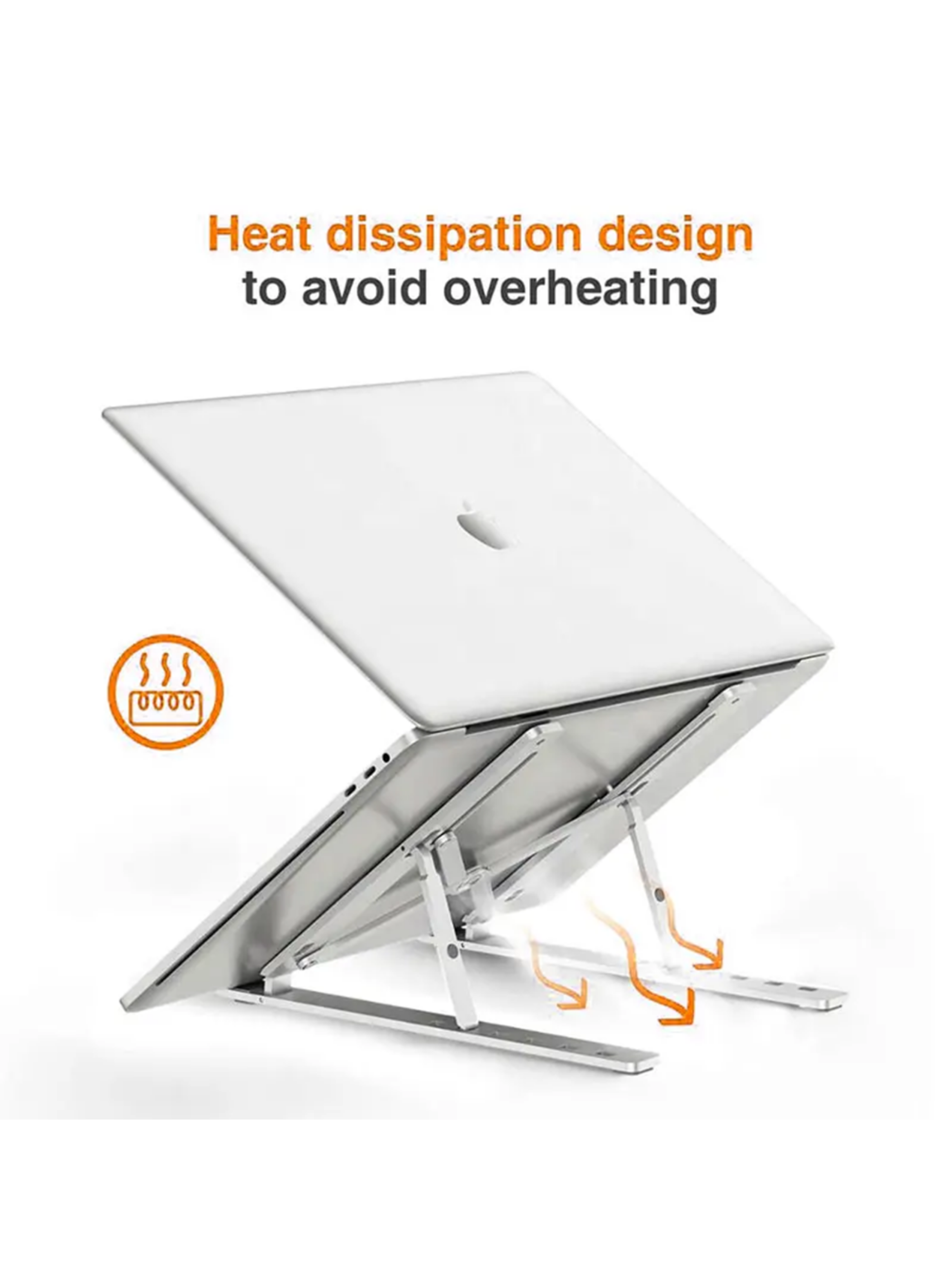 Soporte Plegable Base Notebook Macbook Pro Air, Aluminio X12-2