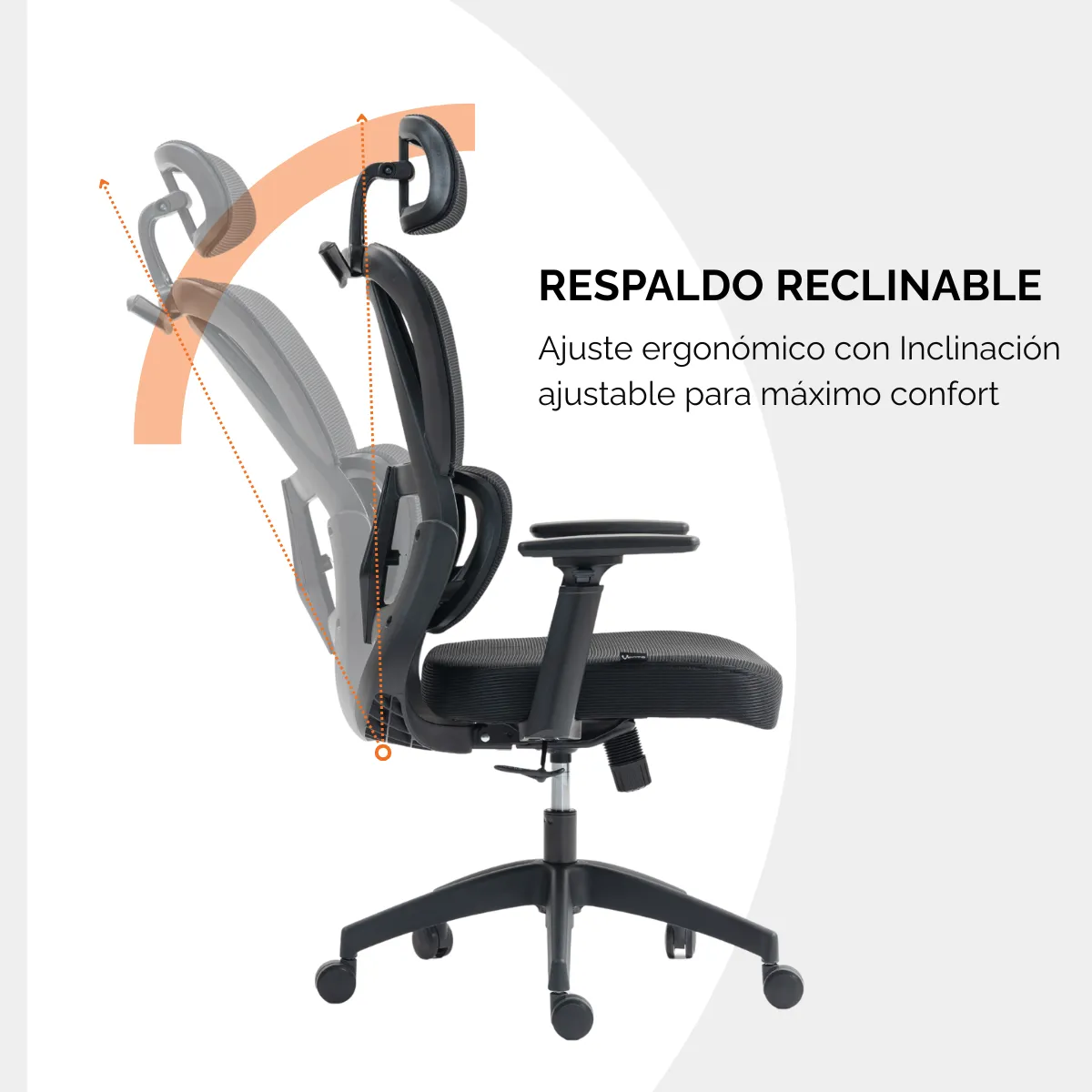 Silla Escritorio Vanto Elevate Oficina Ejecutiva Reclinable-5