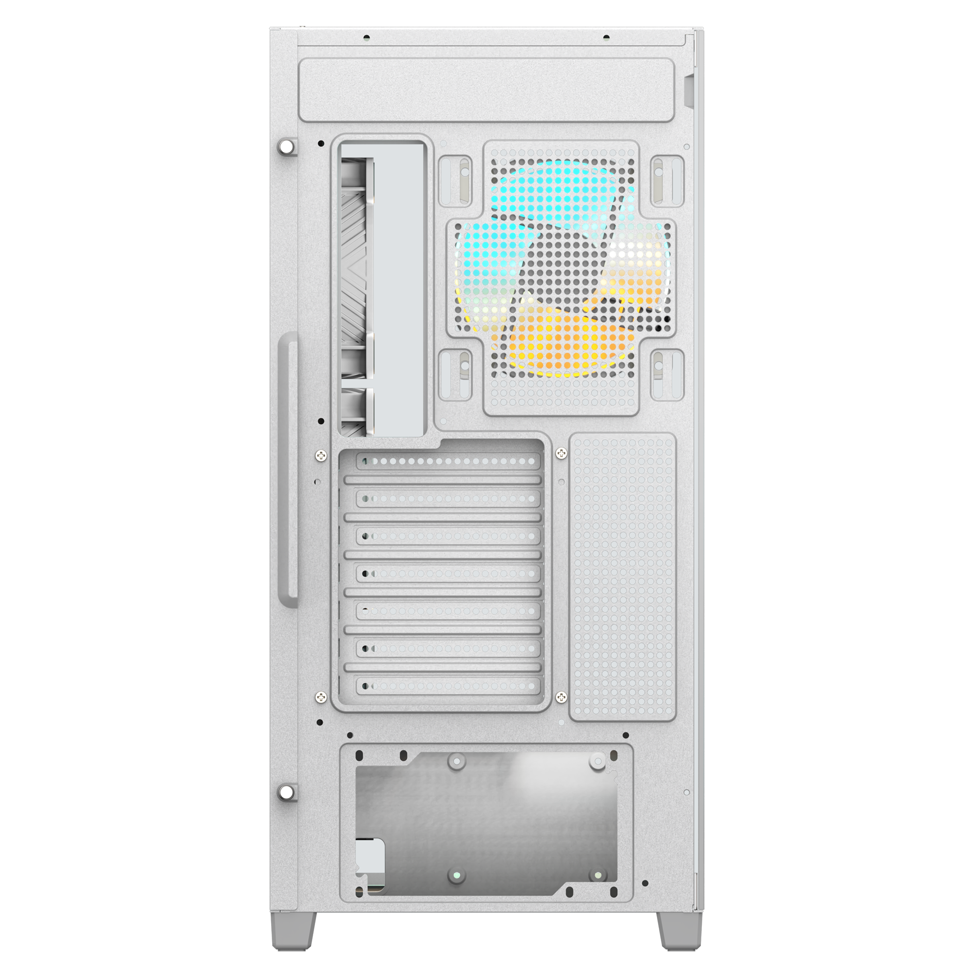 Gabinete Gamer Gigabyte C500 Panoramic Blanco Vidrio templado ATX 4Fan-6