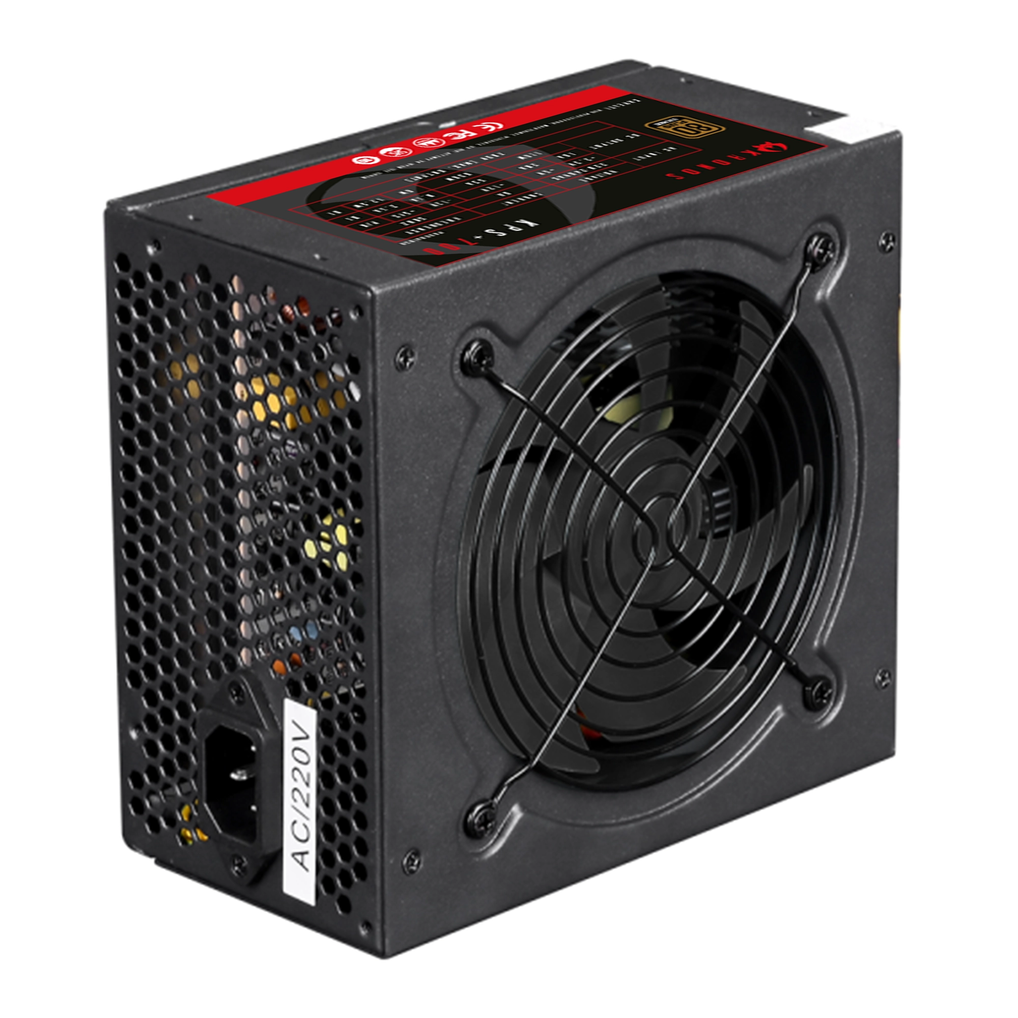 Fuente de poder ATX Kronos 700w, Certificada 80 Plus bronze-2