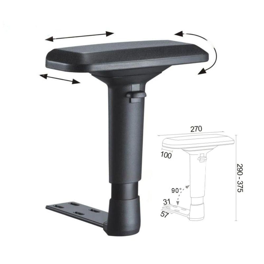 Set Repuesto apoya brazos 4D para sillas gamer y de escritorio-4