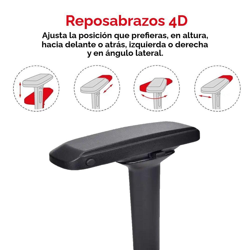 Set Repuesto apoya brazos 4D para sillas gamer y de escritorio-6