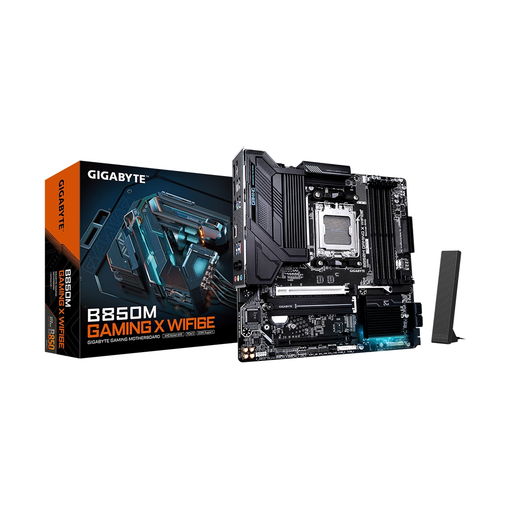   Placa Madre Gigabyte B850M Gaming X WF6E, AMD B850 AM5, DDR5-0