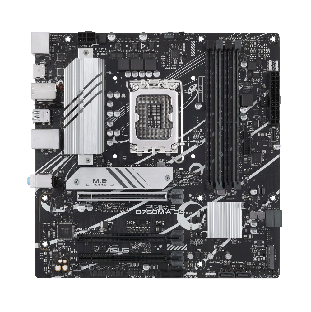 Placa Madre Asus PRIME B760M-A D4-CSM LGA 1700 DDR4 mATX-2
