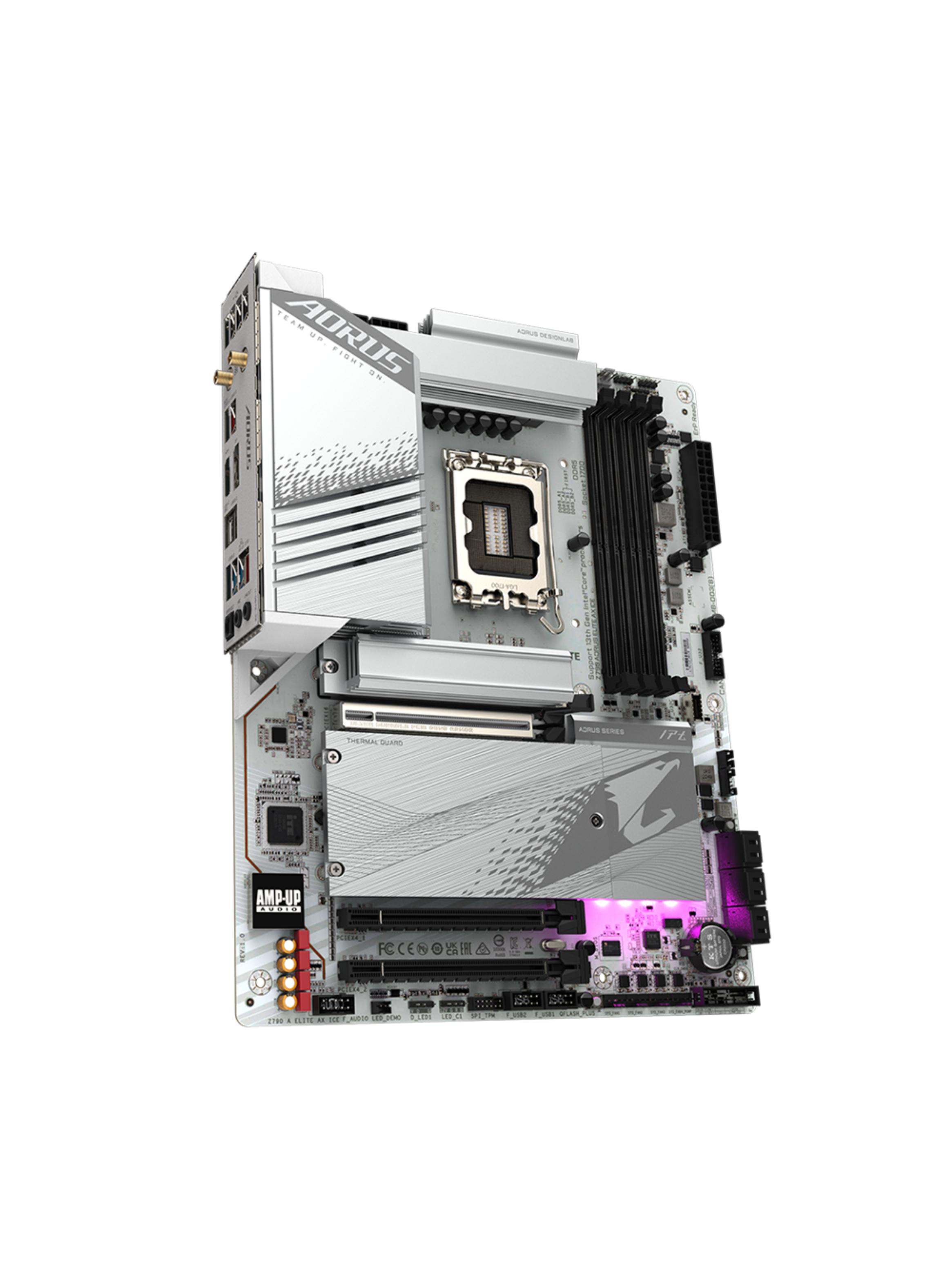 Placa Madre Gigabyte Z790 Aorus Elite AX Ice, LGA1700, DDR5-3
