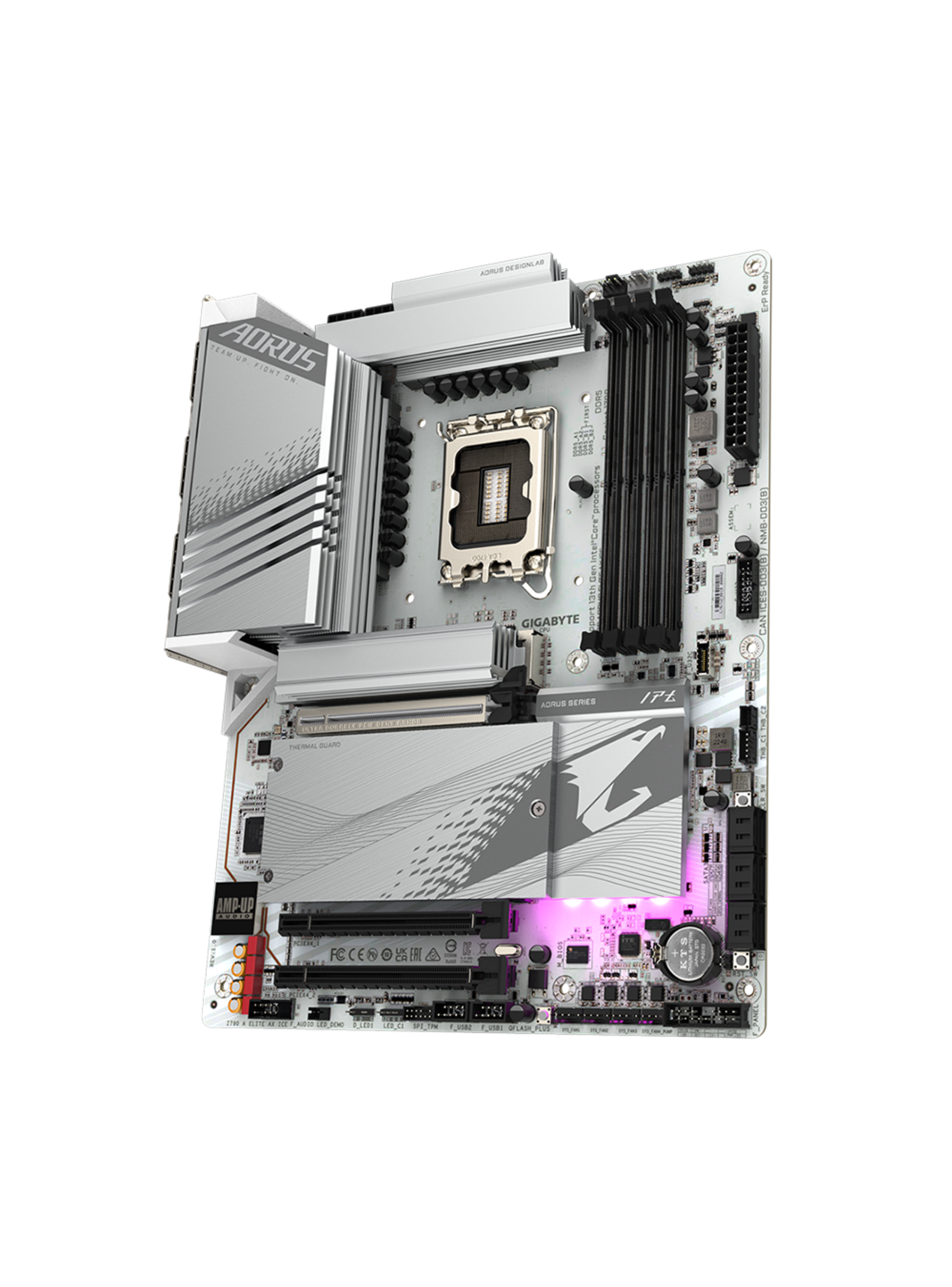 Placa Madre Gigabyte Z790 Aorus Elite AX Ice, LGA1700, DDR5-4