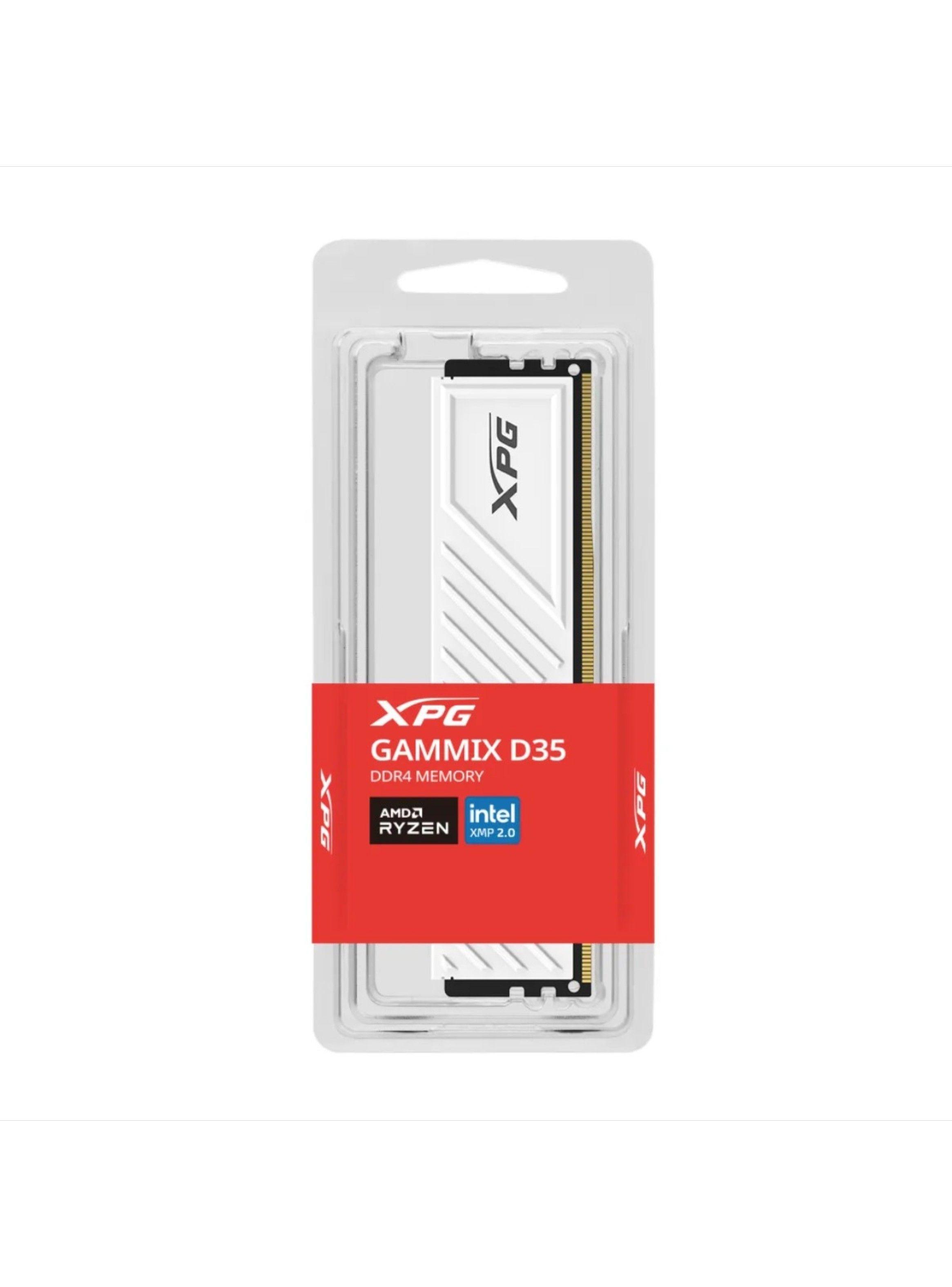 Memoria Ram XPG GAMMIX D35 DDR4 8GB 3200MHZ Blanca – PC-3