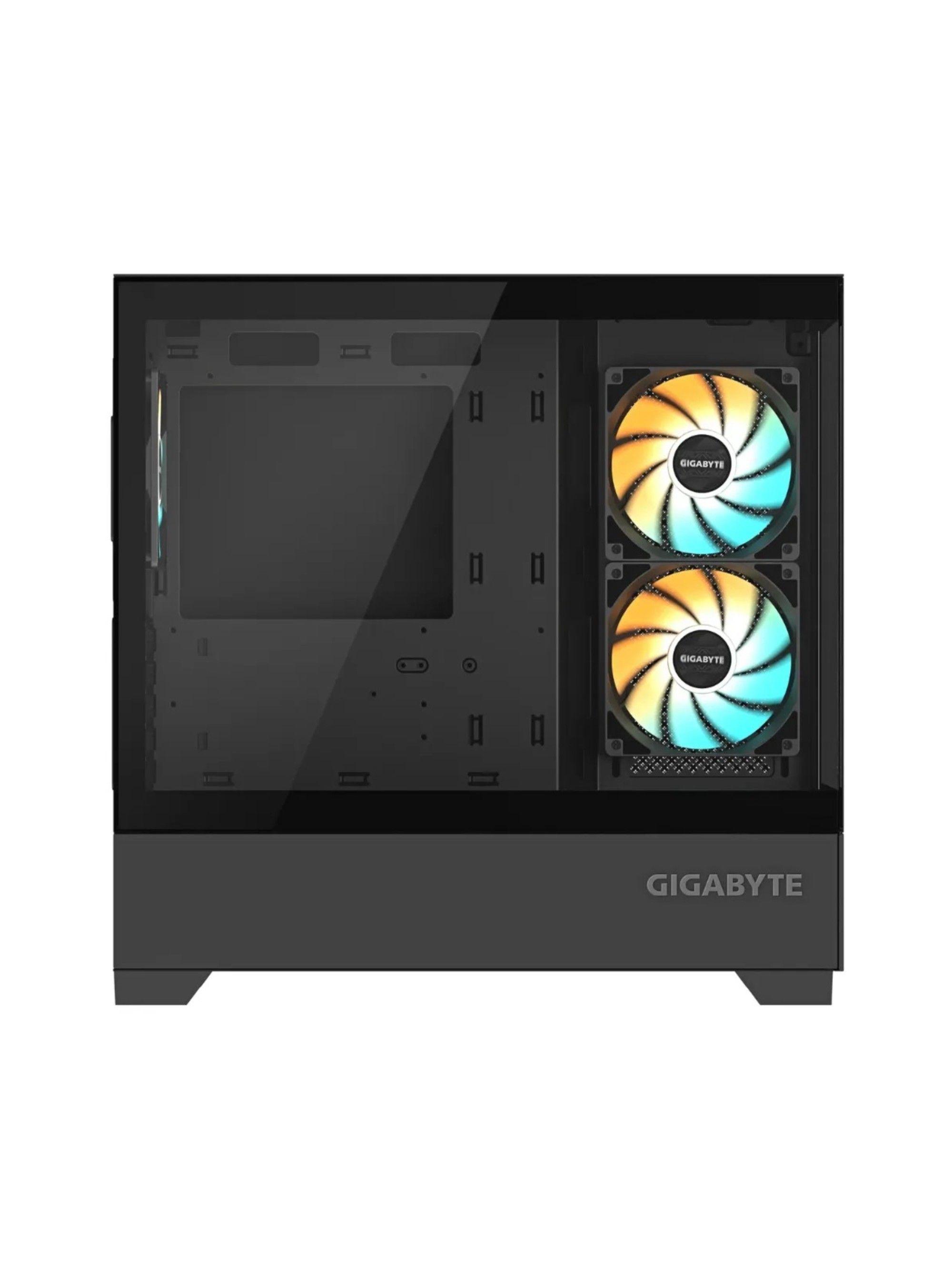   Gabinete Gigabyte C201 Panoramic mATX Vidrio Templado 3fan-3