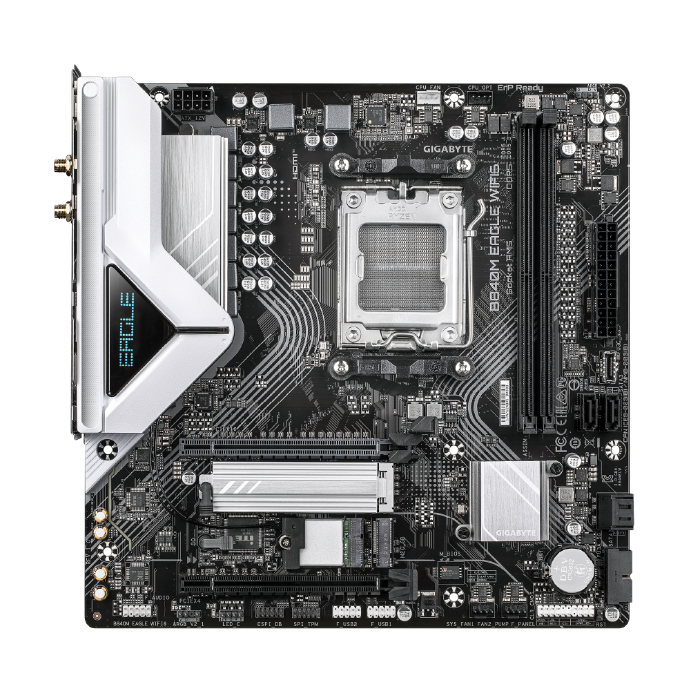 Placa Madre Gigabyte B840M Eagle WIFI6, AM5, DDR5, mATX-2