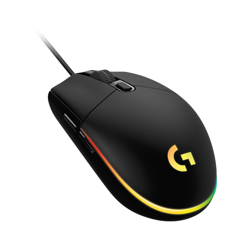 Mouse Logitech G203 RGB Lightsync, 6 botones, 8000DPI, Negro-0