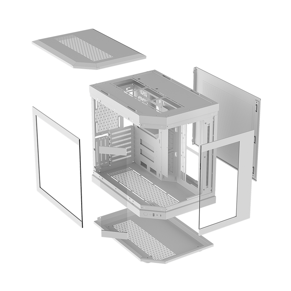 Gabinete Kronos Atlantis ATX Vidrio Templado, USB 3.0, White-5