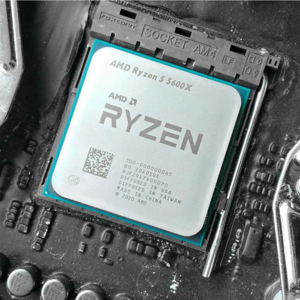   Procesador AMD Ryzen 5 5600X, 6-Core, 3,7Ghz (4,6Ghz Max Boost), Socket AM4, 65W-4