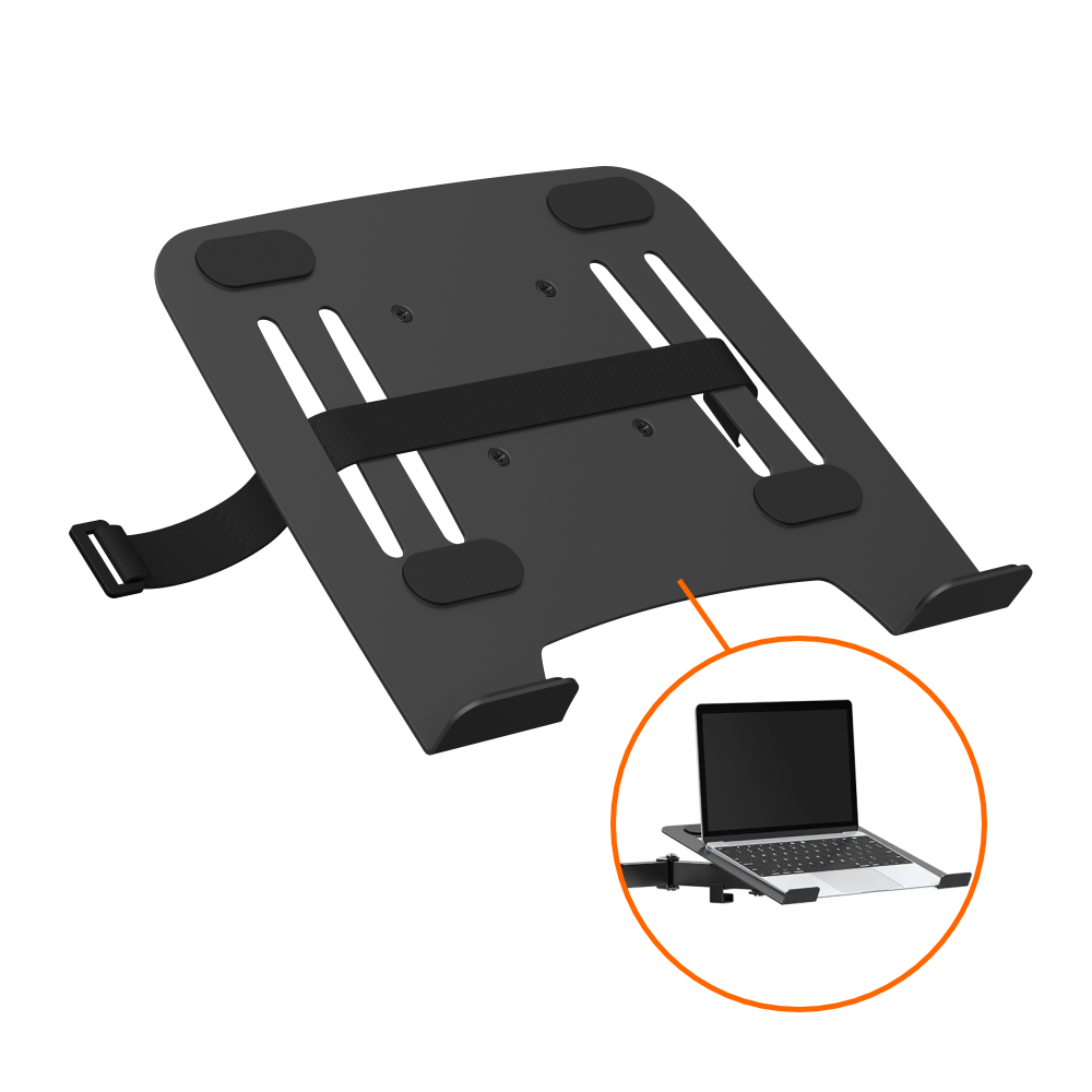 Soporte para Doble Monitor y Notebook con Neumático, 10″- 32″, uso escritorio-5