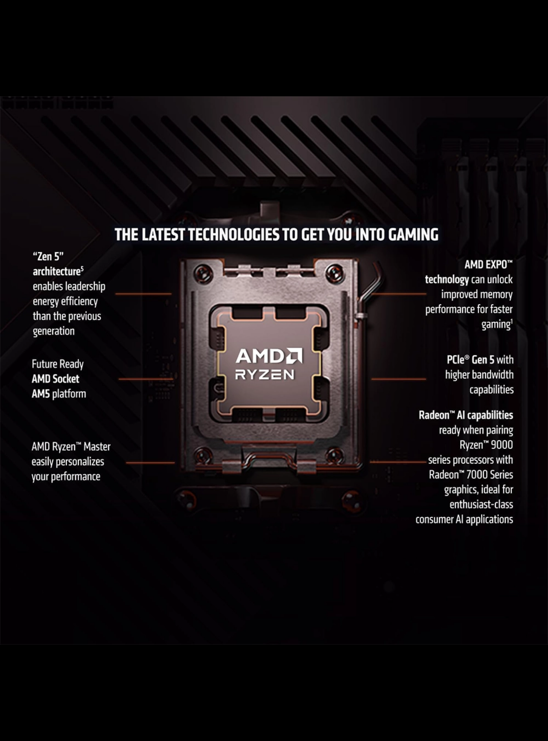   Procesador AMD Ryzen 5 9600X, AM5, up 5.4GHz, 32MB, UNLOCKED-2
