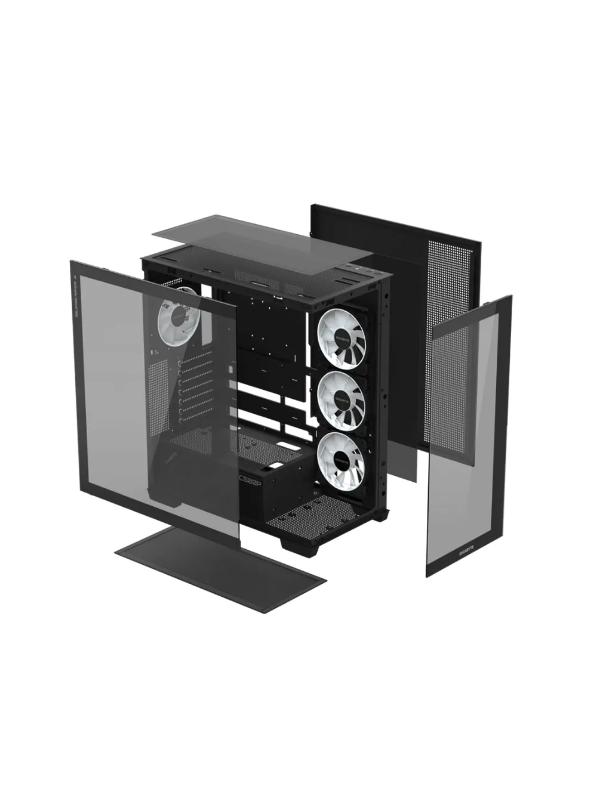 Gabinete Gamer Gigabyte C500 Panoramic Vidrio templado ATX 4Fan-3