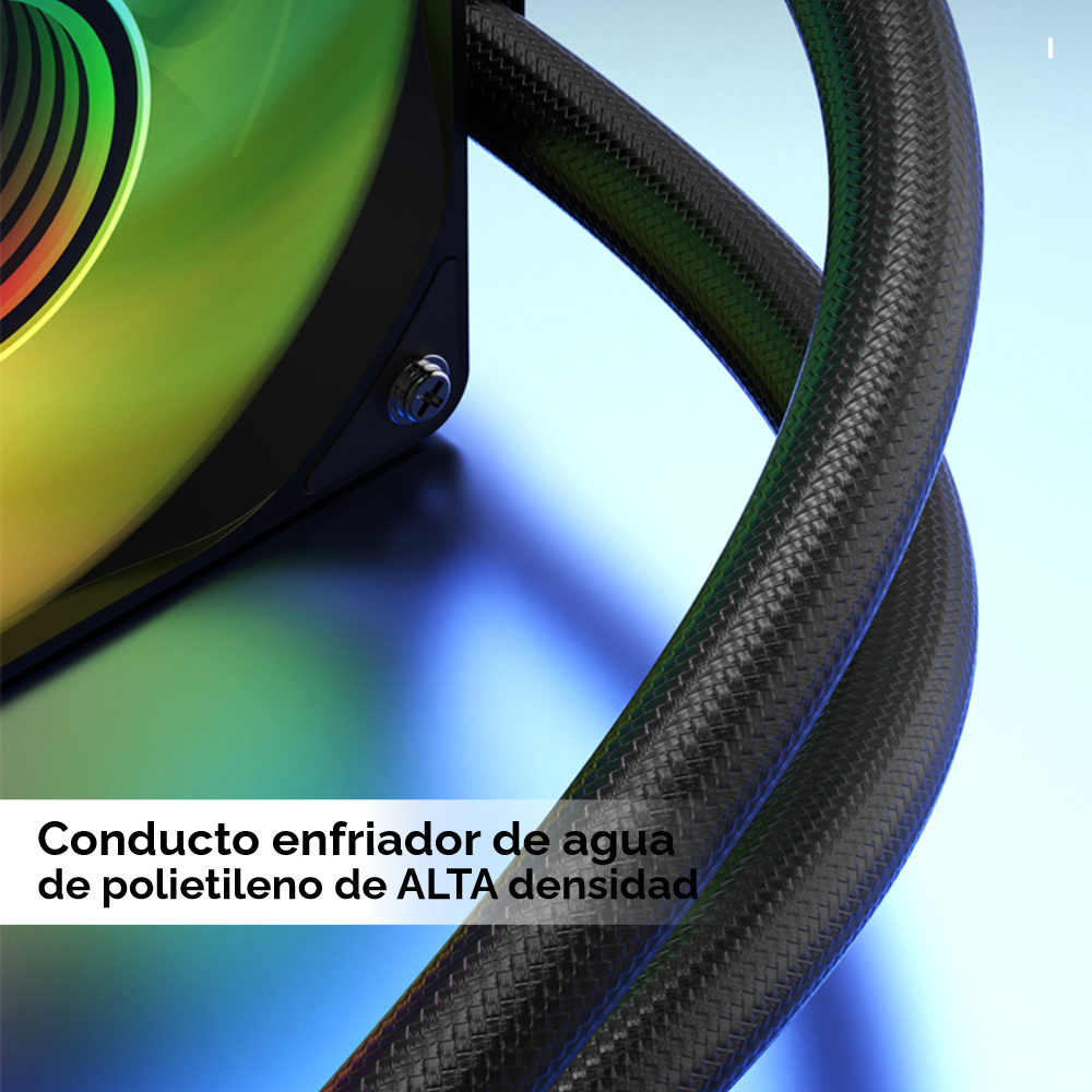 Refrigeración Líquida Wjcoolman UFO 360mm ARGB sincronizable (Intel / AMD) – White-6