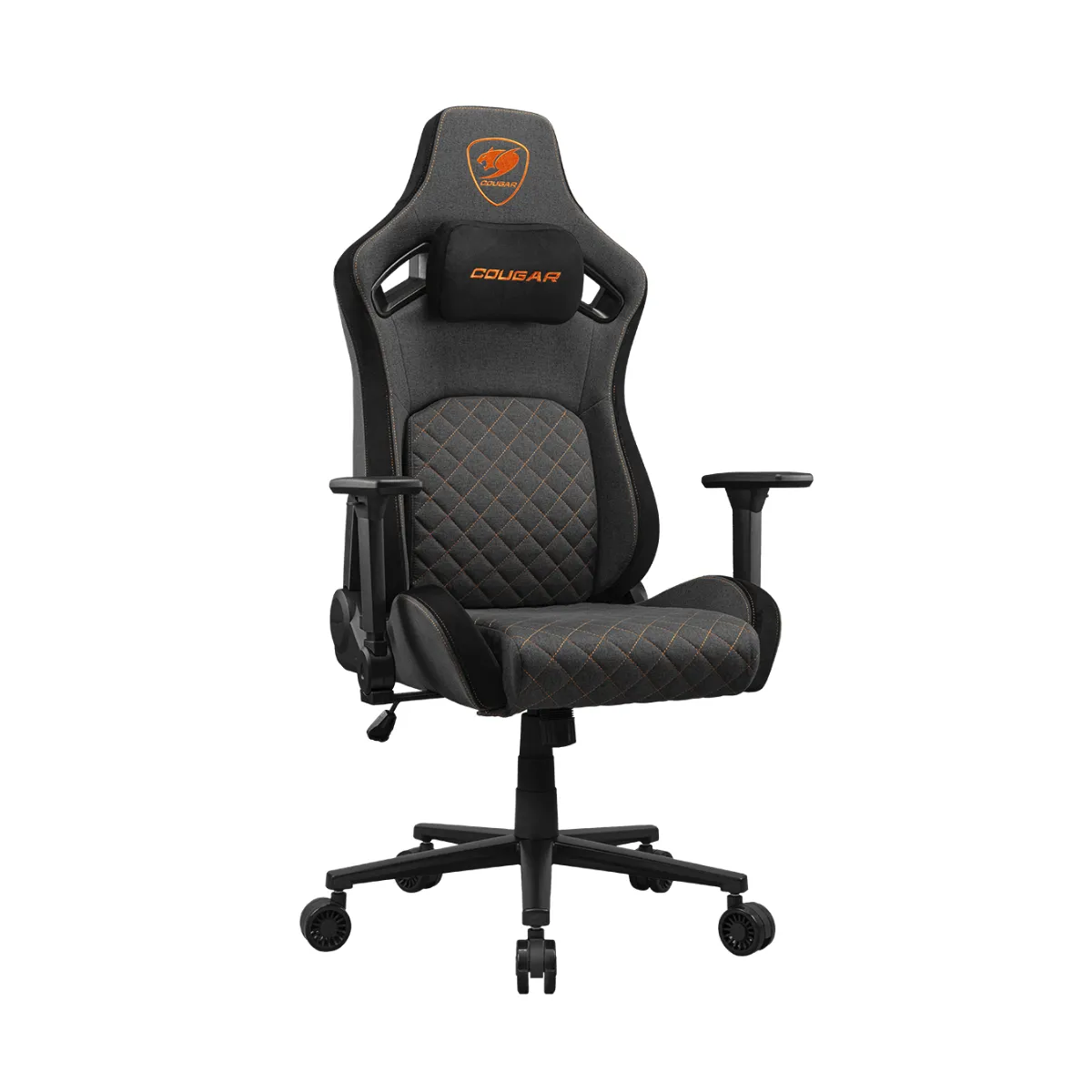 Silla Gamer Gougar Defensor Gray F, Brazos 4D 155°, Lumbar PushBack-1