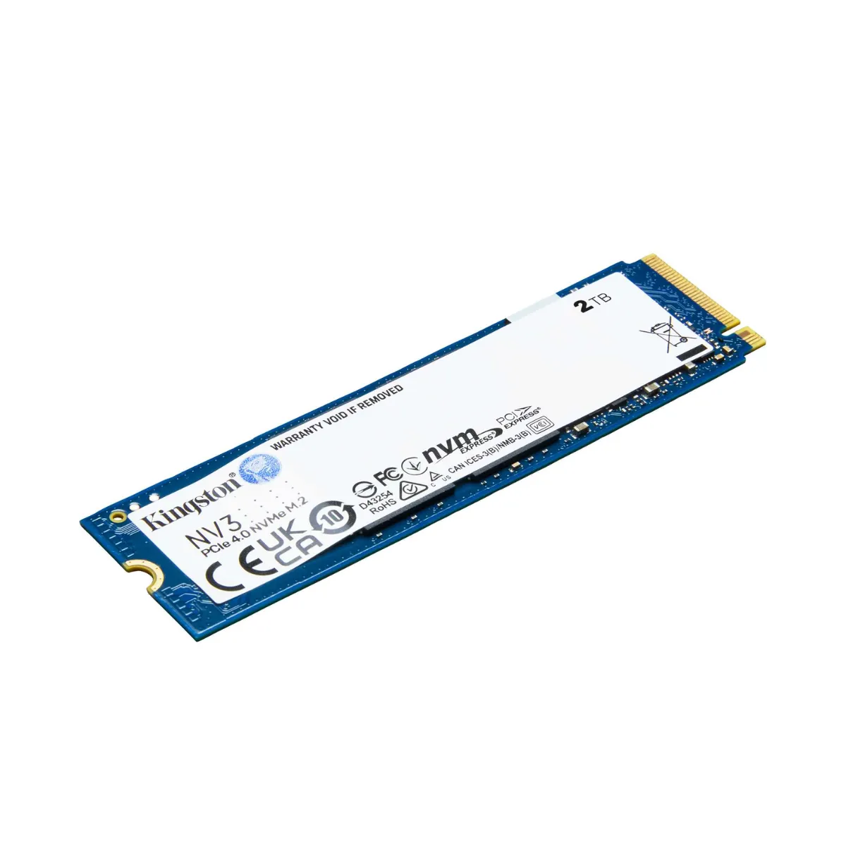 Unidad SSD Kingston NV3 2TB M.2 6000 MB/s NVMe PciE-4 3D NAND-1