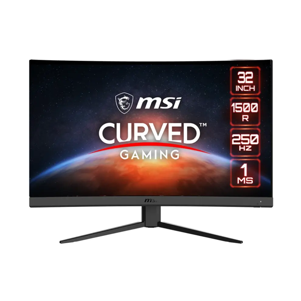 Monitor Gamer MSI G32C4X, 32" FHD Curvo 1500R, 250 Hz, VA, HDR-0