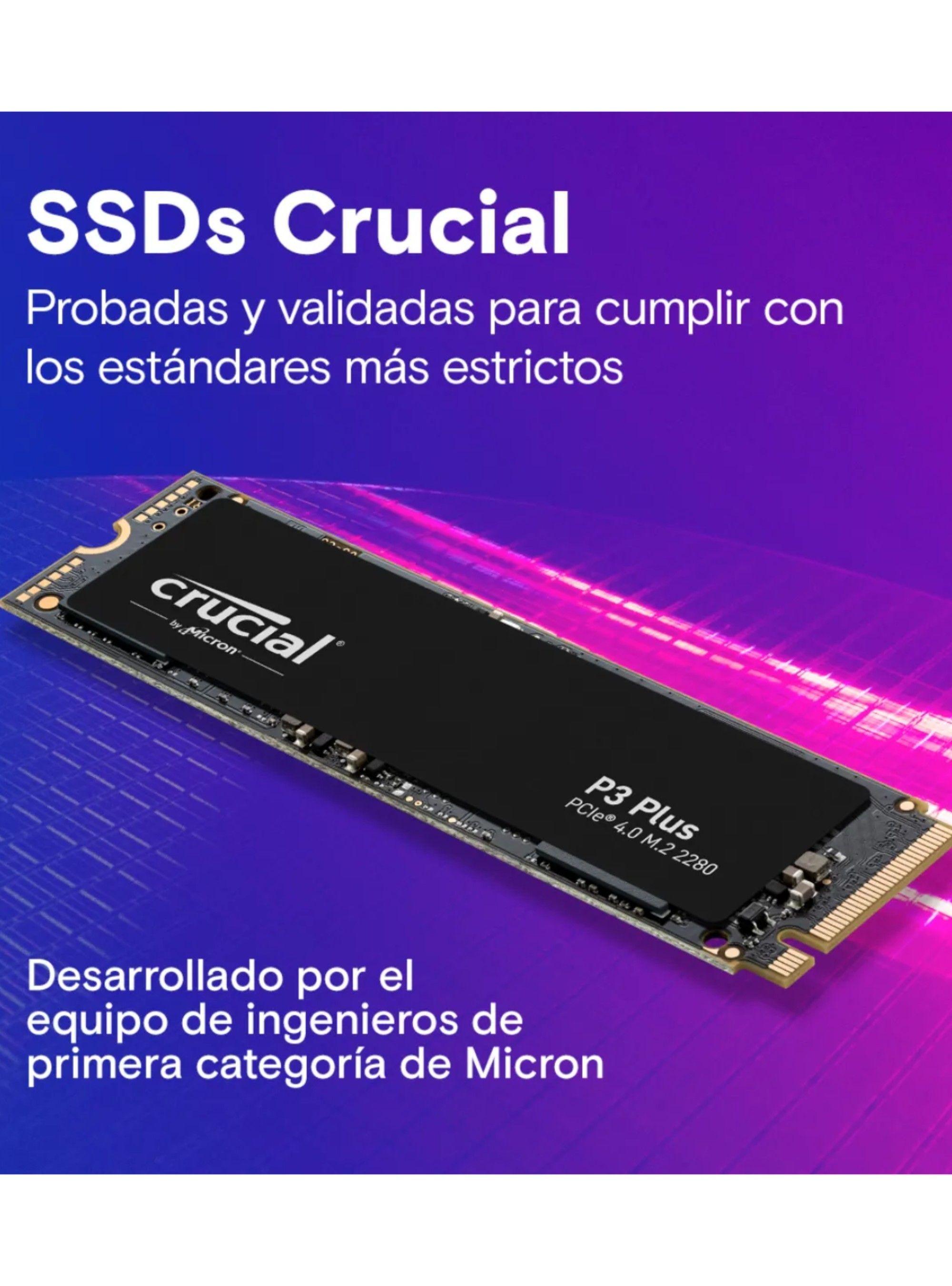 Disco Solido SSD Crucial P3 PLUS 4TB M.2 PciE-4 4800MB/s-2