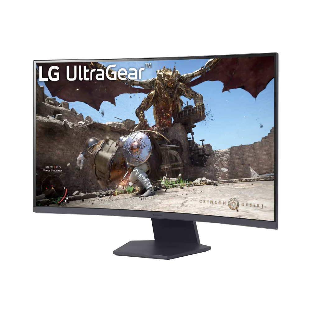 Monitor Gamer LG UltraGear 32GS60QC-B, 32" QHD Curvo 1000R, 180 Hz, VA-2