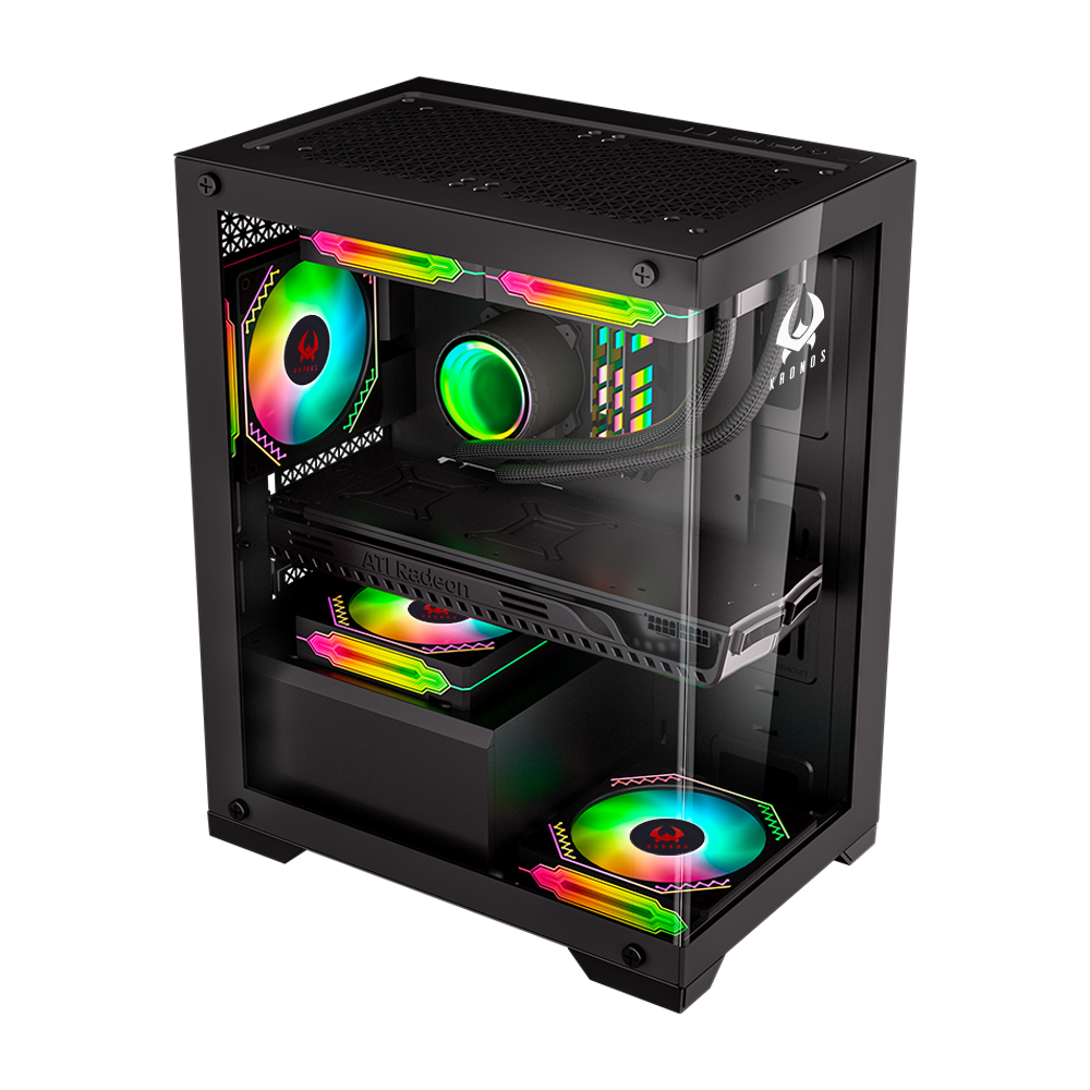 PC Gamer Warrior 5: Ryzen 5500, SSD M.2, RAM 16/32GB, RX 6600-5