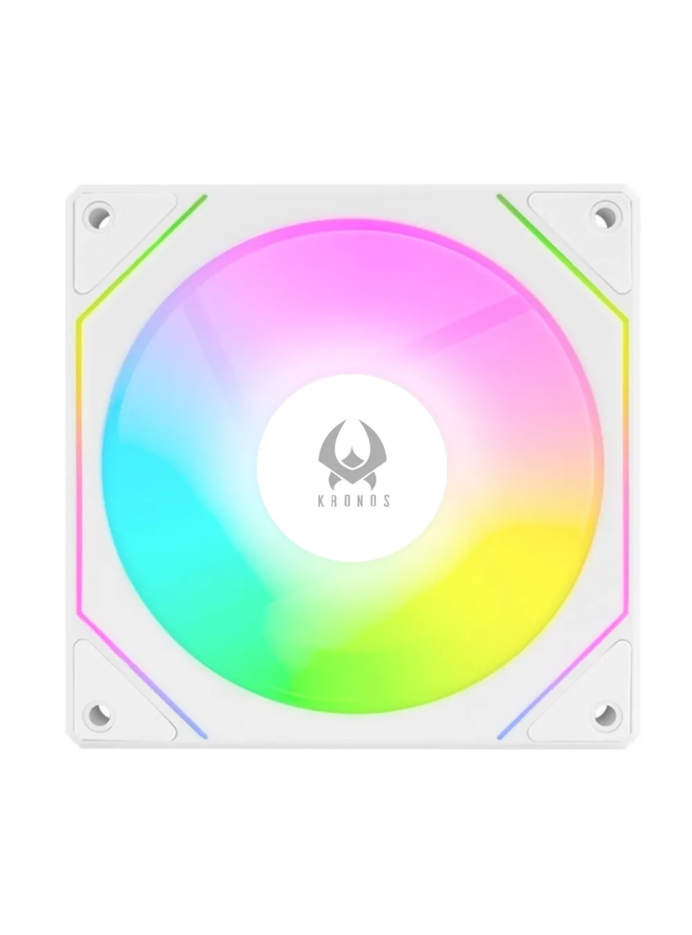 Ventilador Gabinete PC Kronos Eurus, ARGB, 120mm, PWM, White-2