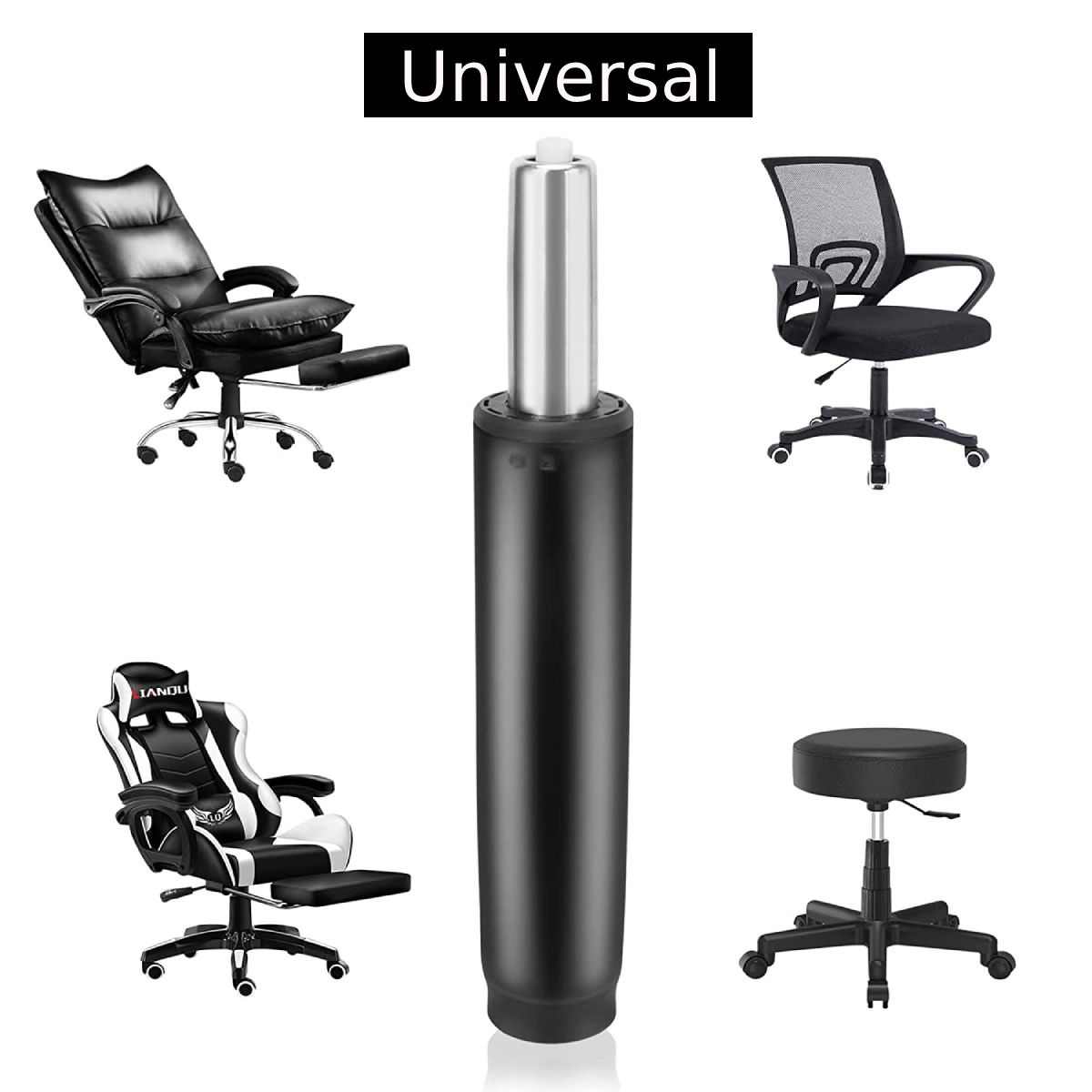 Pack de Recambio para Silla, Base + Ruedas + Pistón + Funda-6
