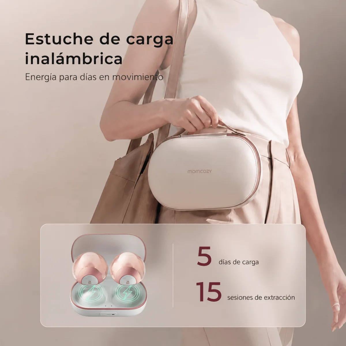 Extractor de Leche Materna Air 1 Ultradelgado Momcozy-3