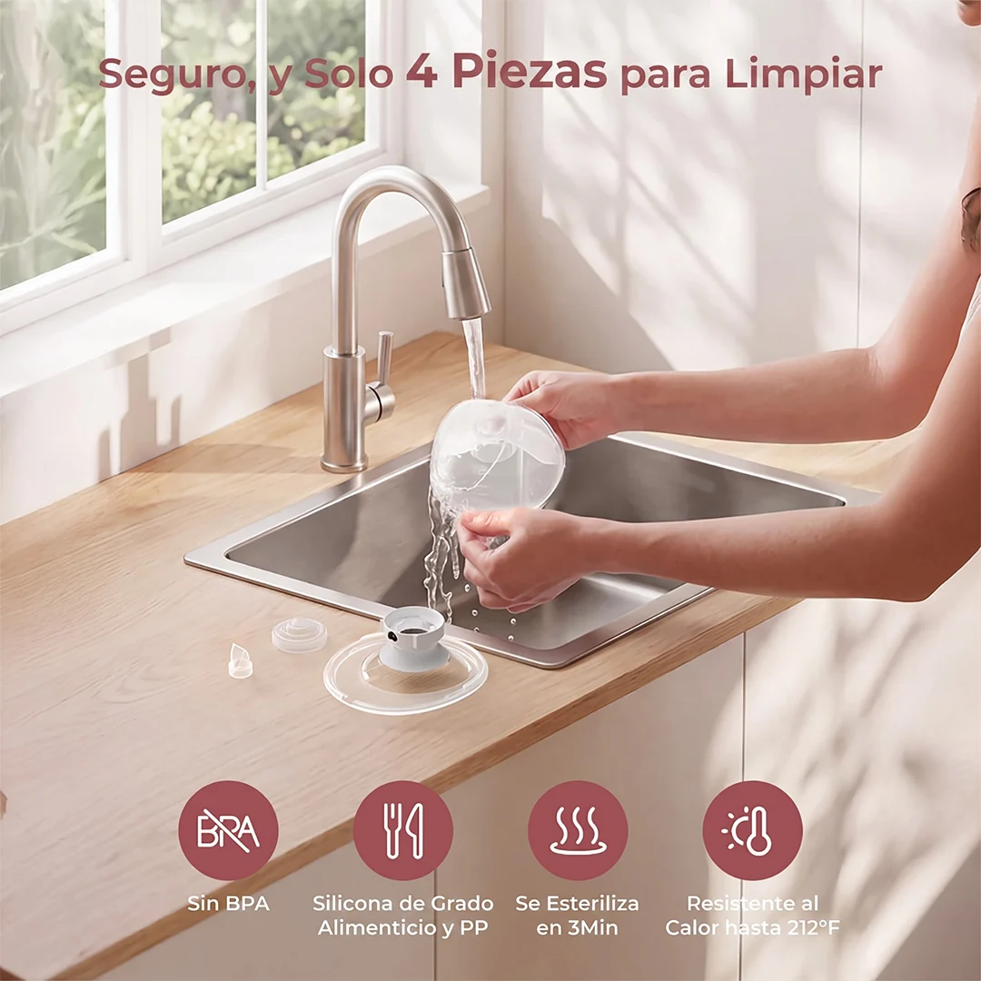 Extractor de Leche Materna M5 Smart Control por App y Manos Libres Momcozy-7