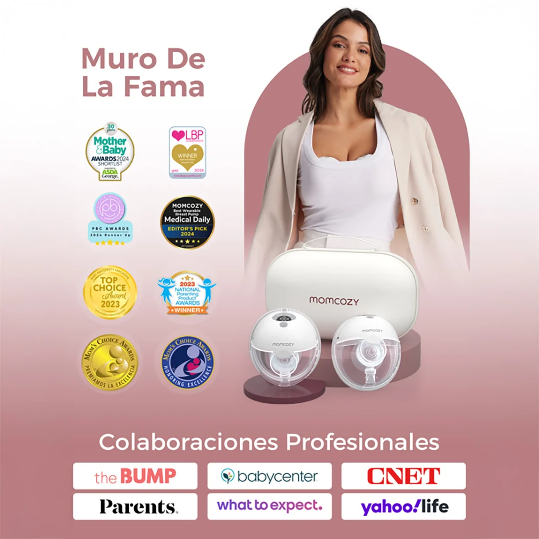 Extractor de Leche Materna M5 Smart Control por App y Manos Libres Momcozy-9