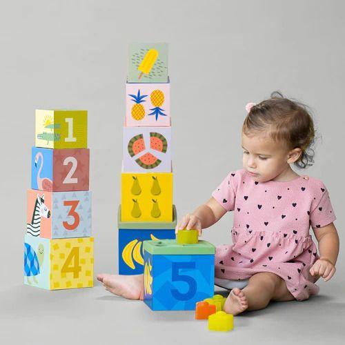 Cubo de Encaje y Formas Savannah Taf Toys-2