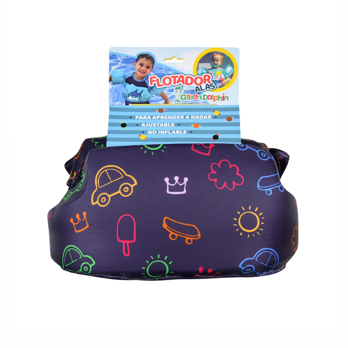 Flotador con Alitas Green Dolphin Autos-2