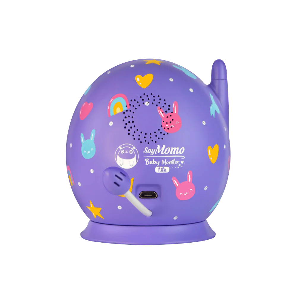 Baby Monitor Lite Morado Pantalla 4 3 SoyMomo-3